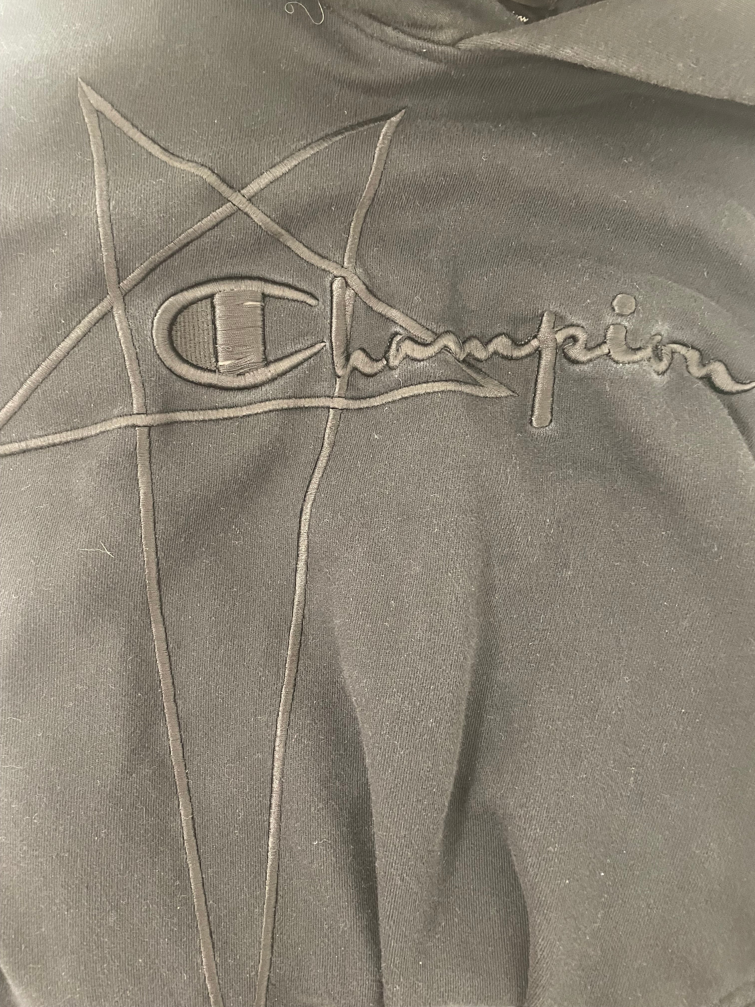 Champion/Rick Owens/Hoodie/XS/Cotton/BLK/CM21S0008-216757 view 5