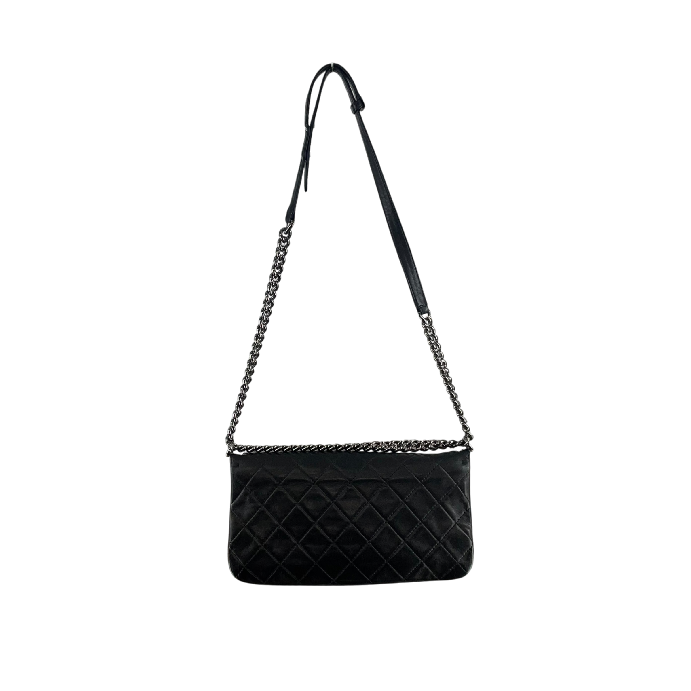 CHANEL/Cross Body Bag/Leather/BLK/16015287/BOY ACCORDION FLAP view 3