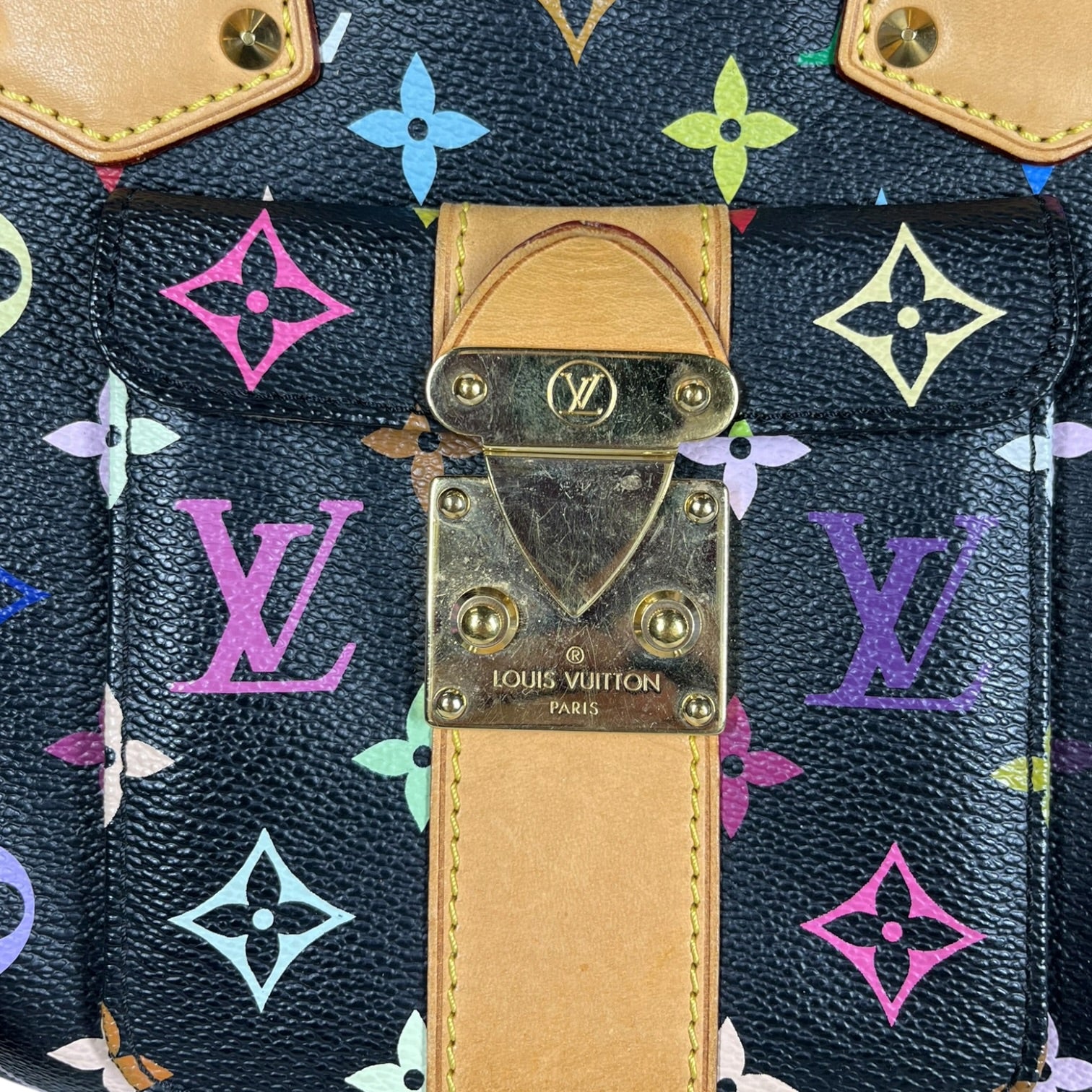 LOUIS VUITTON/Boston Bag/Monogram/Leather/BLK/Boston Bag view 4