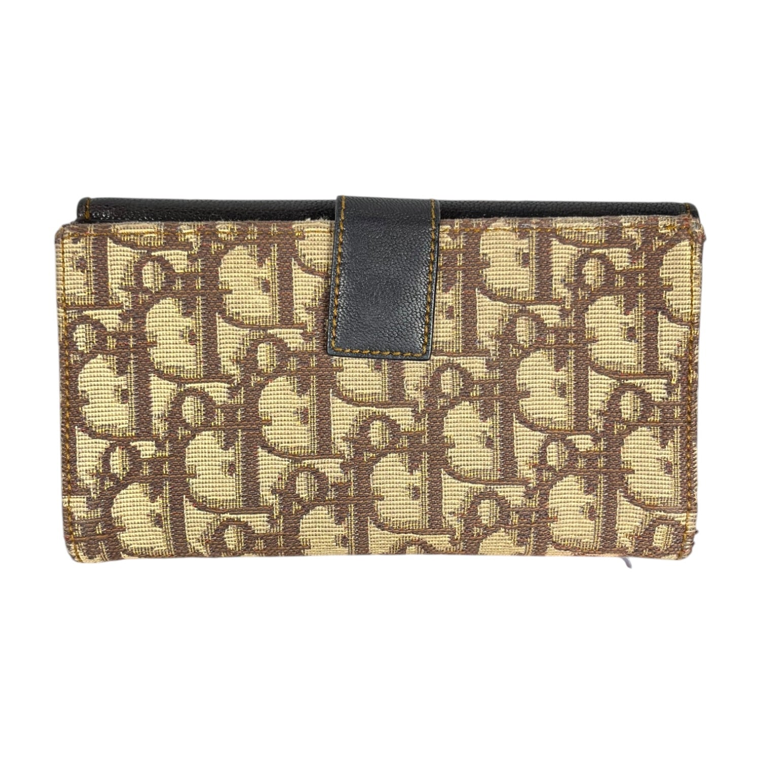 Christian Dior/Long Wallet/Monogram/BRW/L's/CD Vintage Trotter Wallet view 2