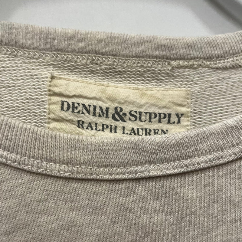 Denim & Supply Ralph Lauren/Sweatshirt/S/Cotton/GRY/eagle