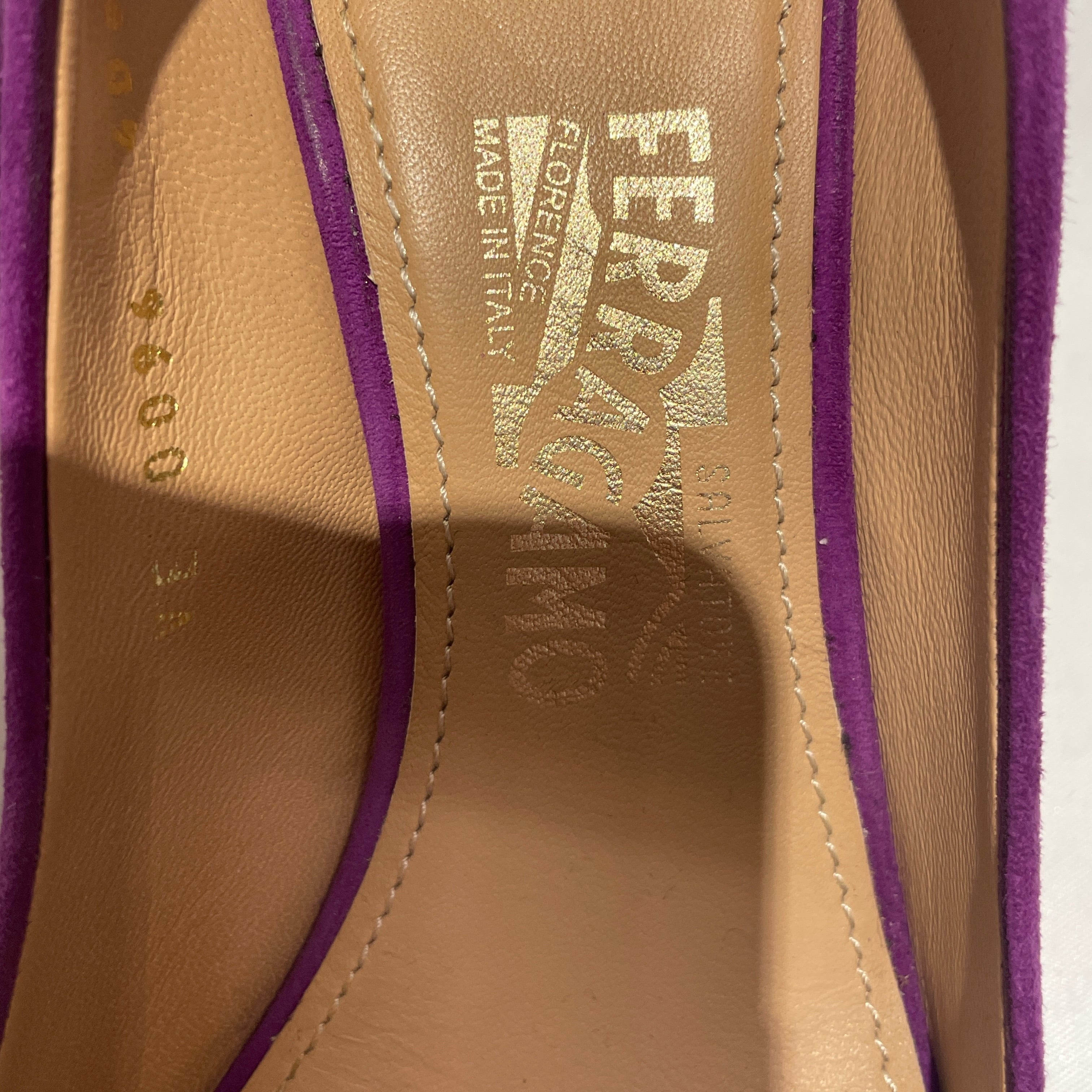 Salvatore Ferragamo/Heels/US 6.5/Suede/PPL/PUMPS view 3