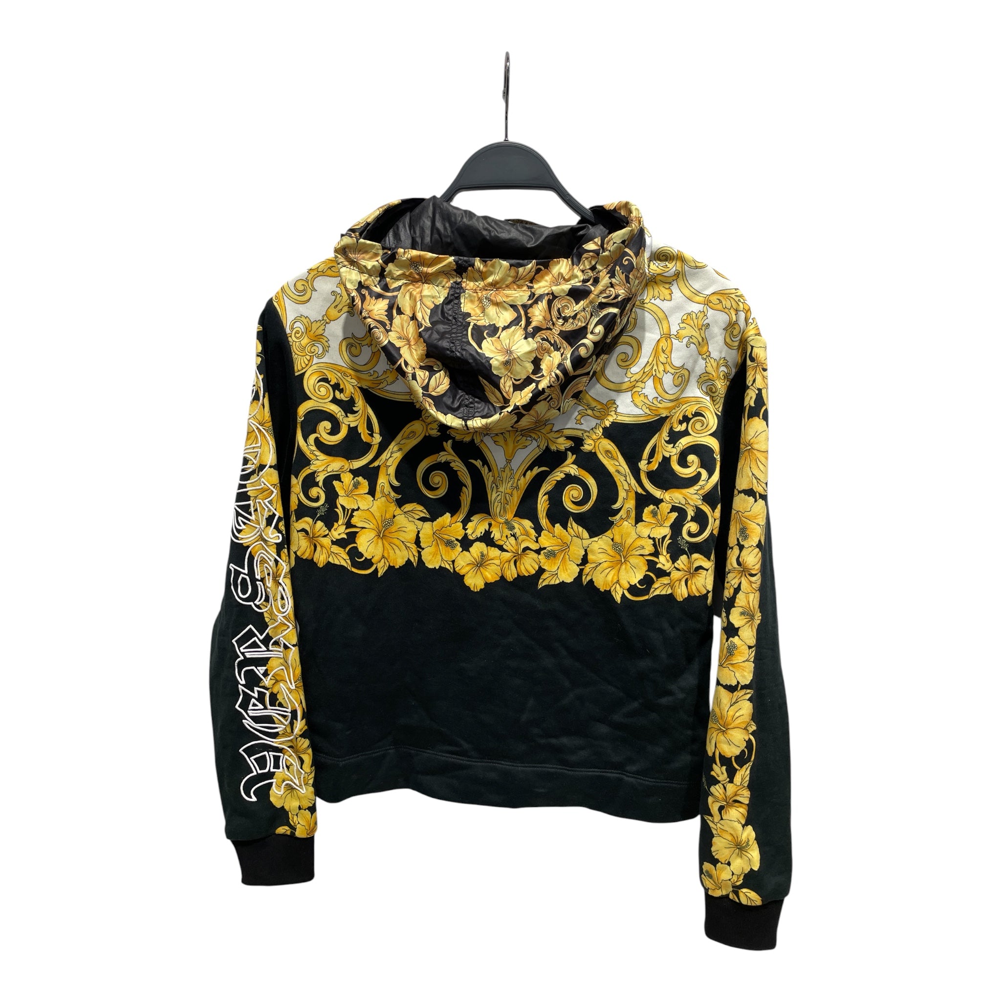 GIANNI VERSACE/Hoodie/36/Floral Pattern/Cotton/GLD/ view 2