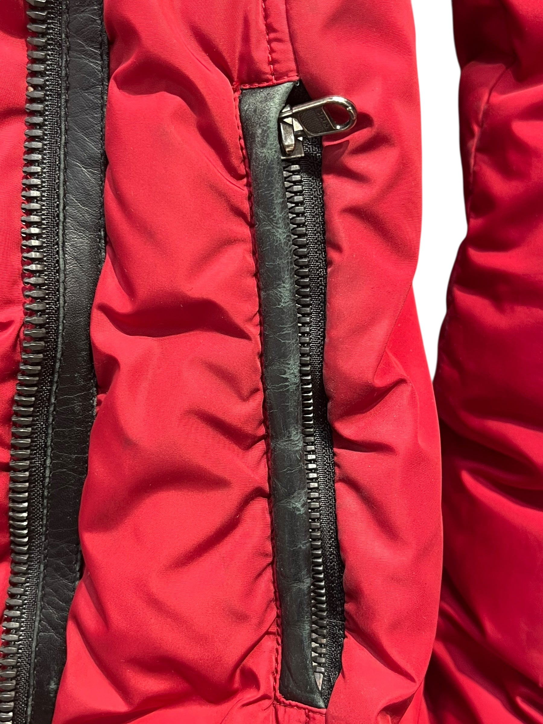 MACKAGE/Coat/XS/Polyester/RED/Double Breasted/ADALI-RACCOON FUR LINED view 4