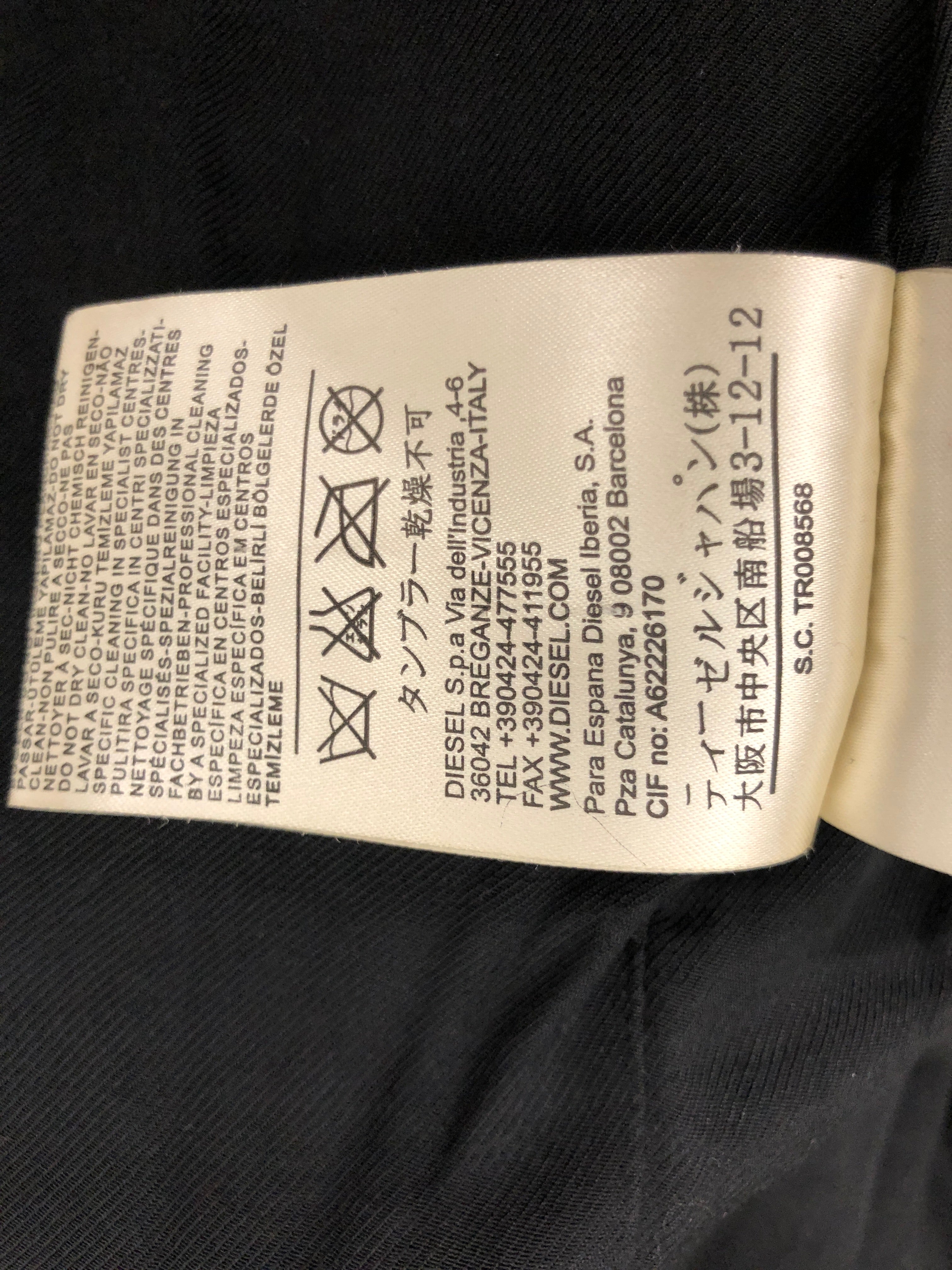 DIESEL BLACKGOLD/Vest/M/Leather/KHK/ view 6
