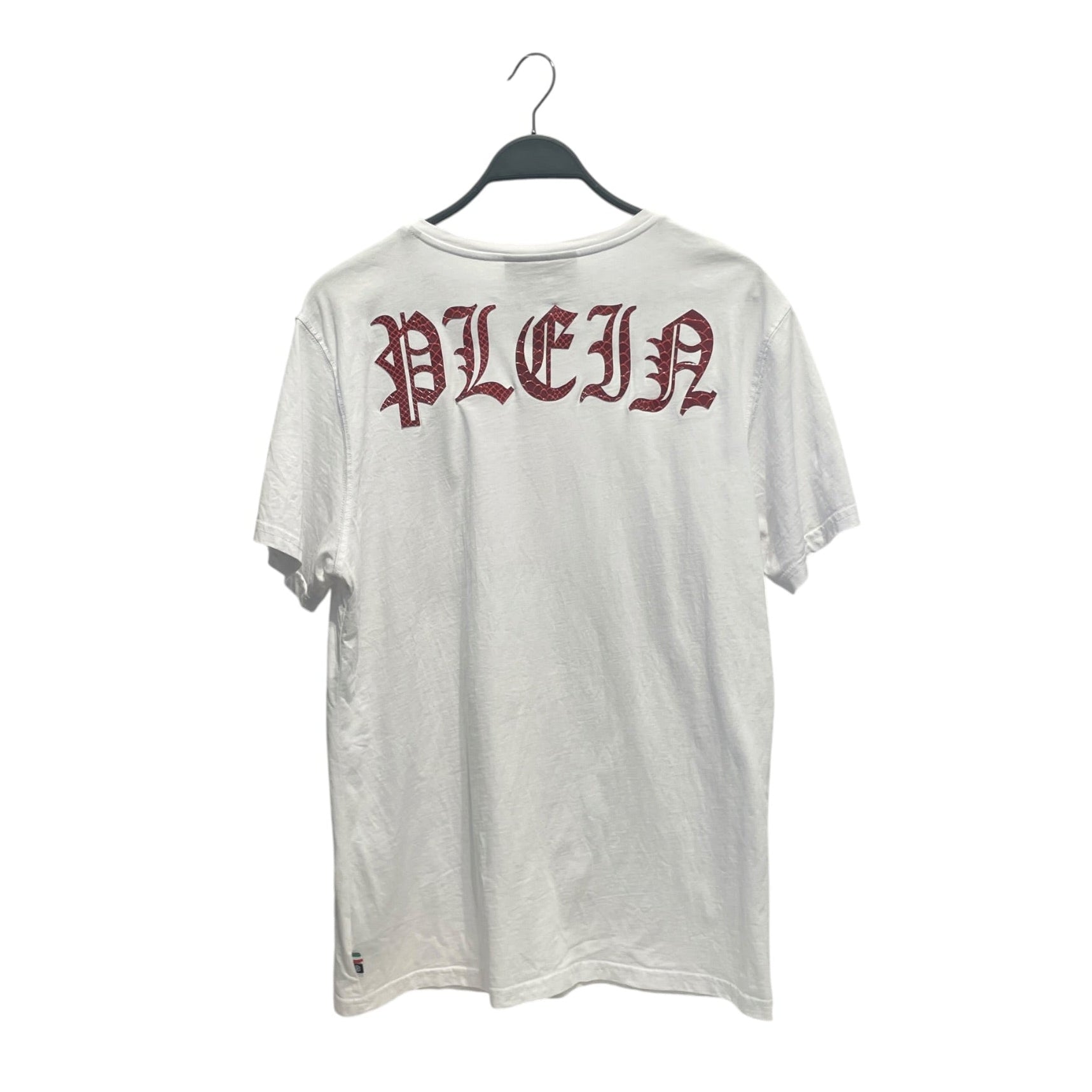 PHILIPP PLEIN/T-Shirt/L/Cotton/WHT/Graphic/skull snake view 2