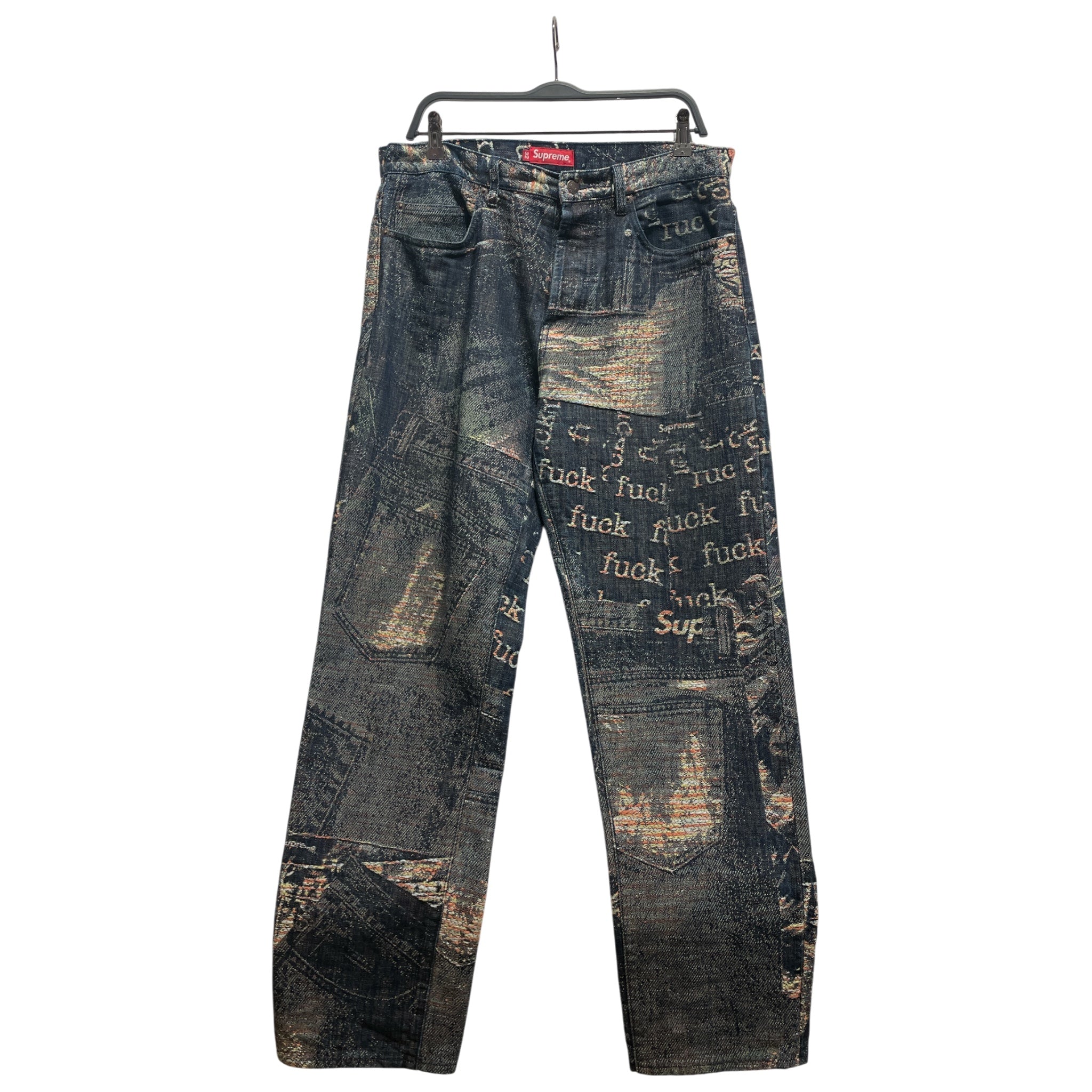 Supreme/Pants/32/Cotton/NVY/Graphic/Supreme Archive Denim view 1