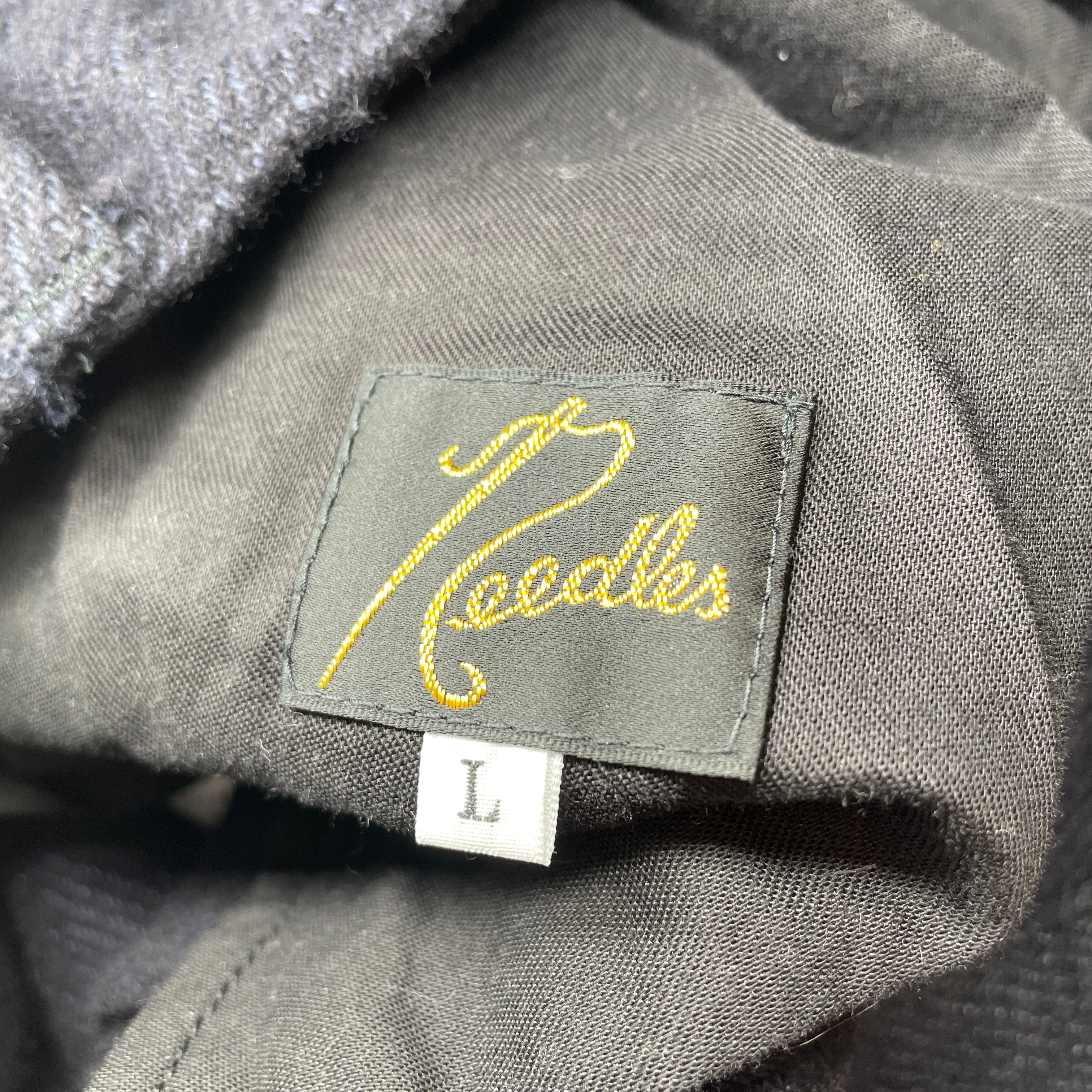 Needles/Bootcut Pants/L/Cotton/NVY/HD MILITARYPANT NVY view 3