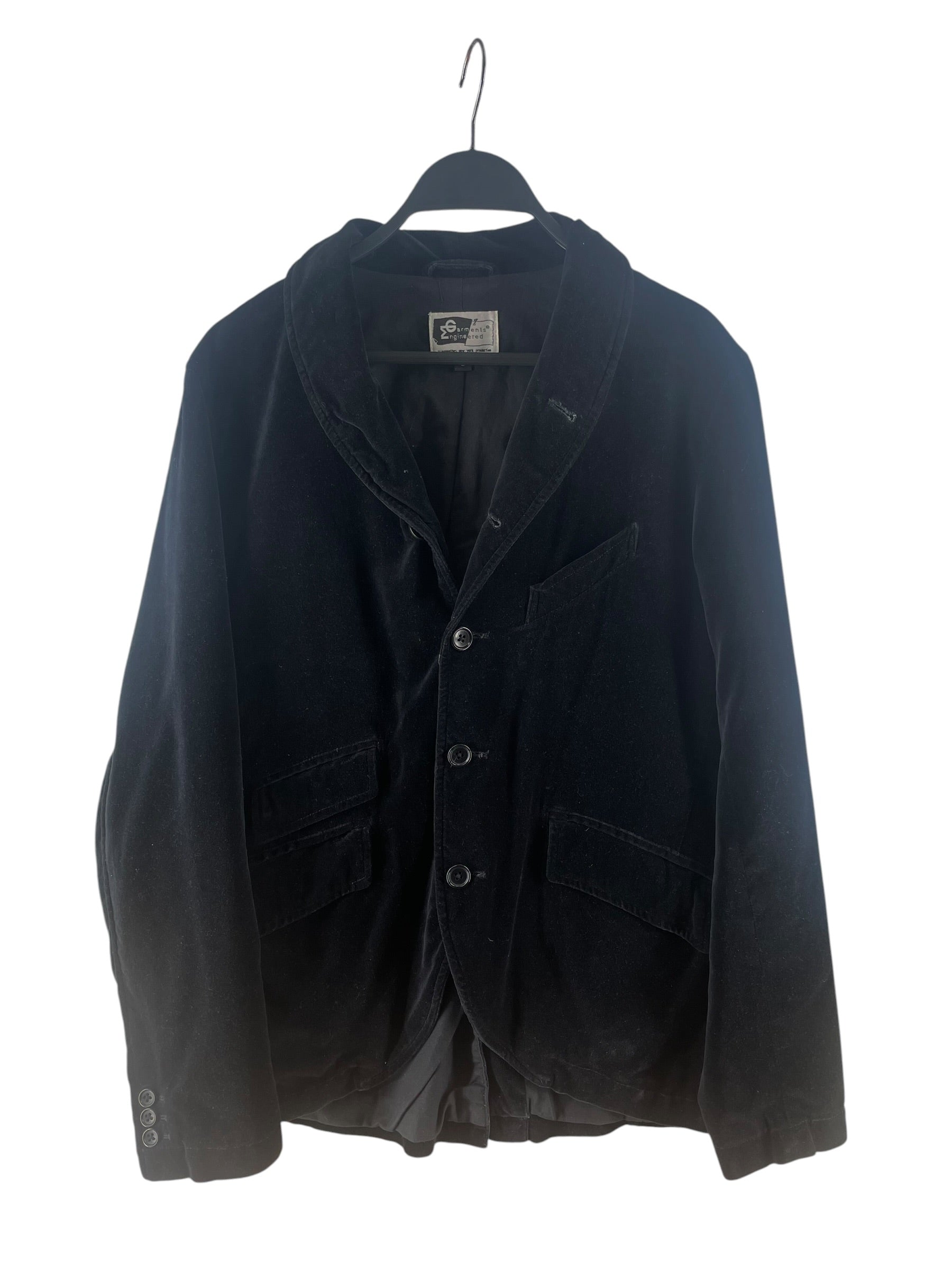 Engineered Garments/Tailored Jkt/S/Cotton/BLK/FELT SUIT JACKET view 1