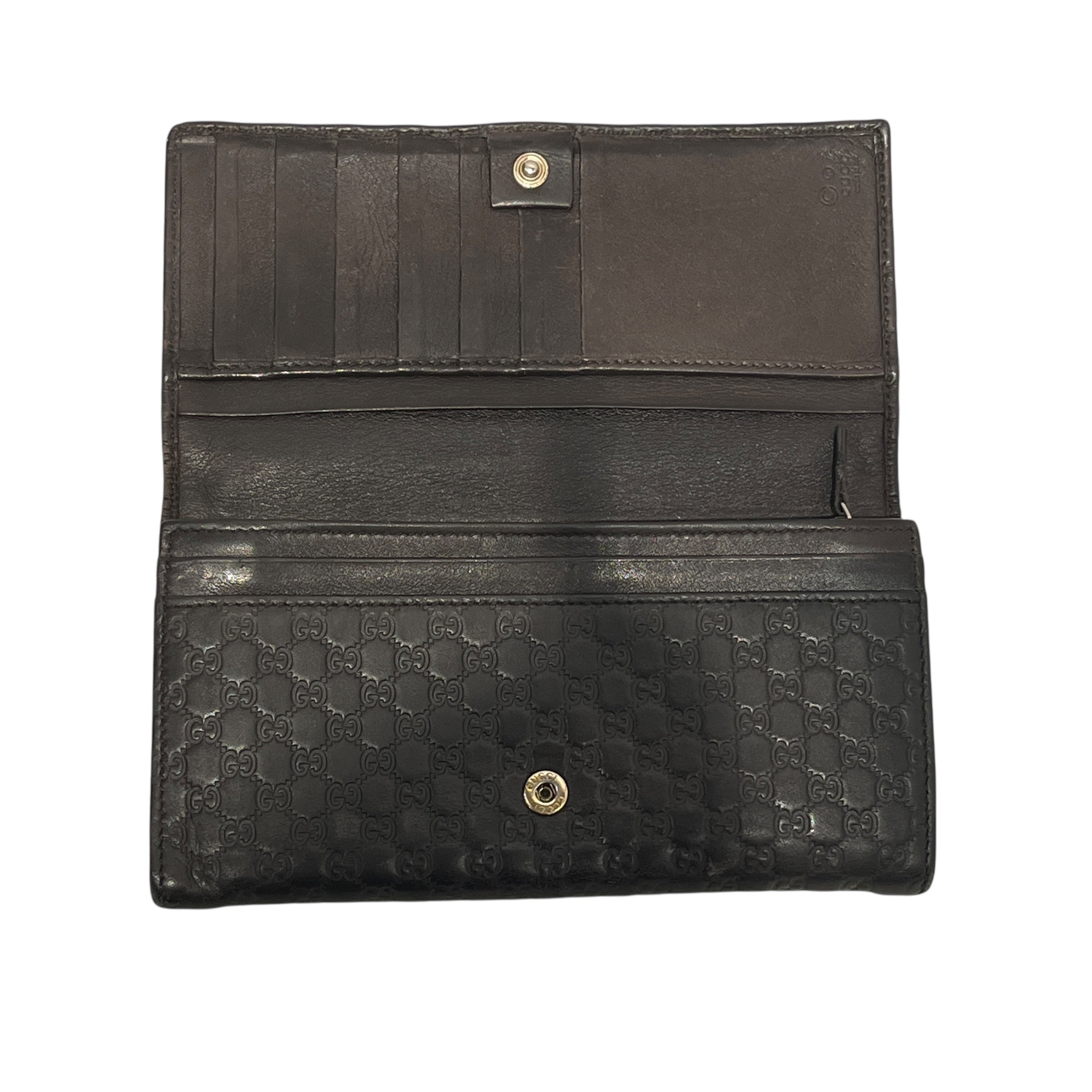 GUCCI/Long Wallet/Leather/BLK/MICROSHIMA view 4