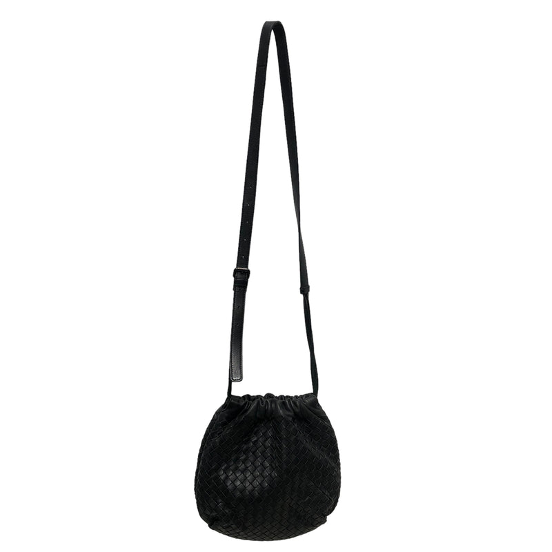 BOTTEGA VENETA/Bag/Leather/BLK/bulb intrecciato nappa