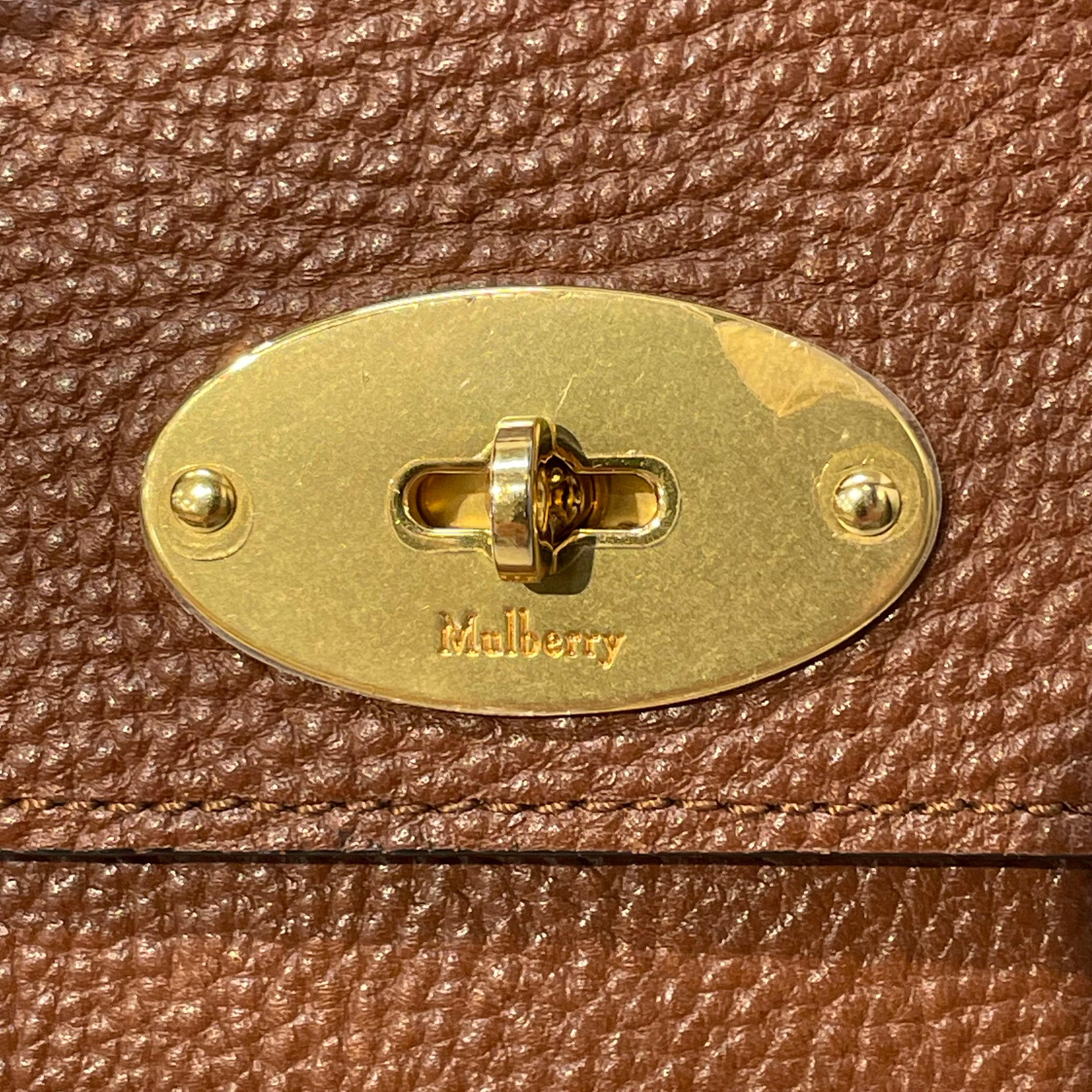 MULBERRY/Tote Bag/Leather/BRW/bayswater gold hardware view 6