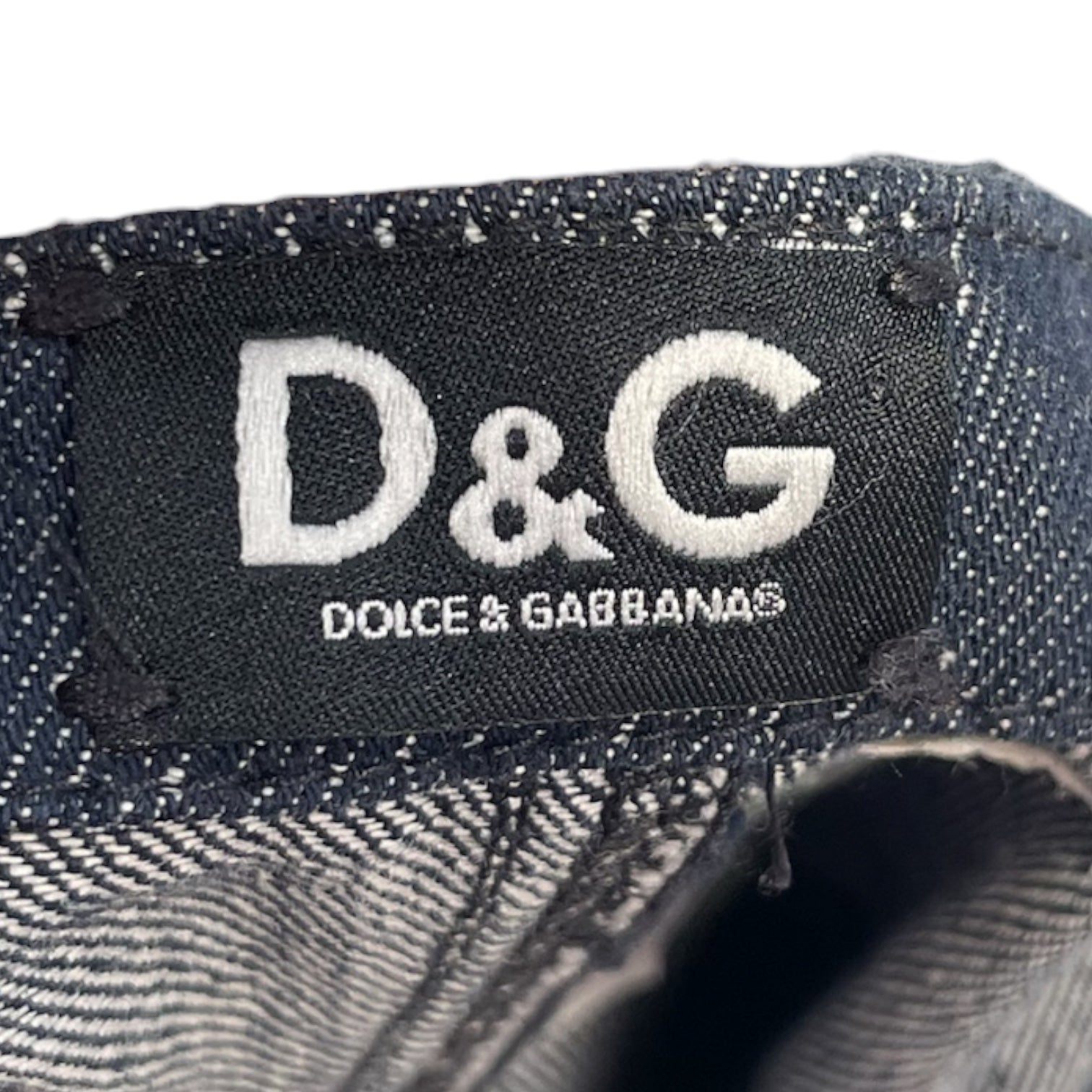 DOLCE&GABBANA/Bottoms/26/Denim/NVY/DUNGAREES/7 WHT BUTTONS view 3