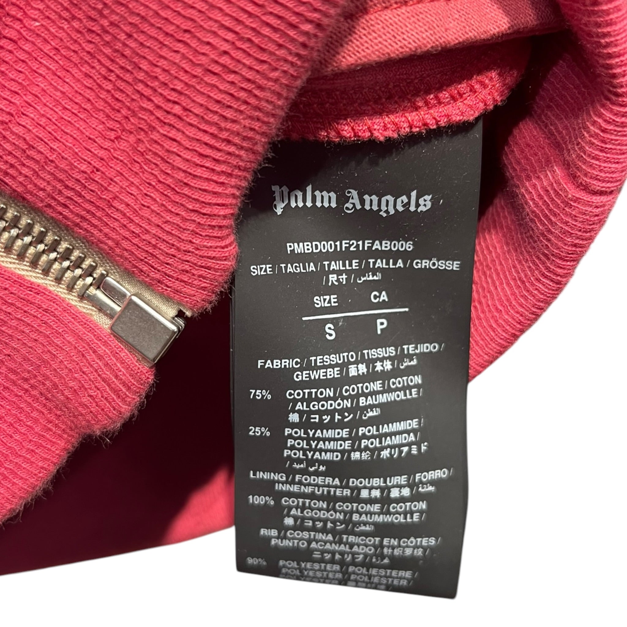 Palm Angels/Track Jkt/M/Cotton/PNK/PMBD001F21FAB006 view 4