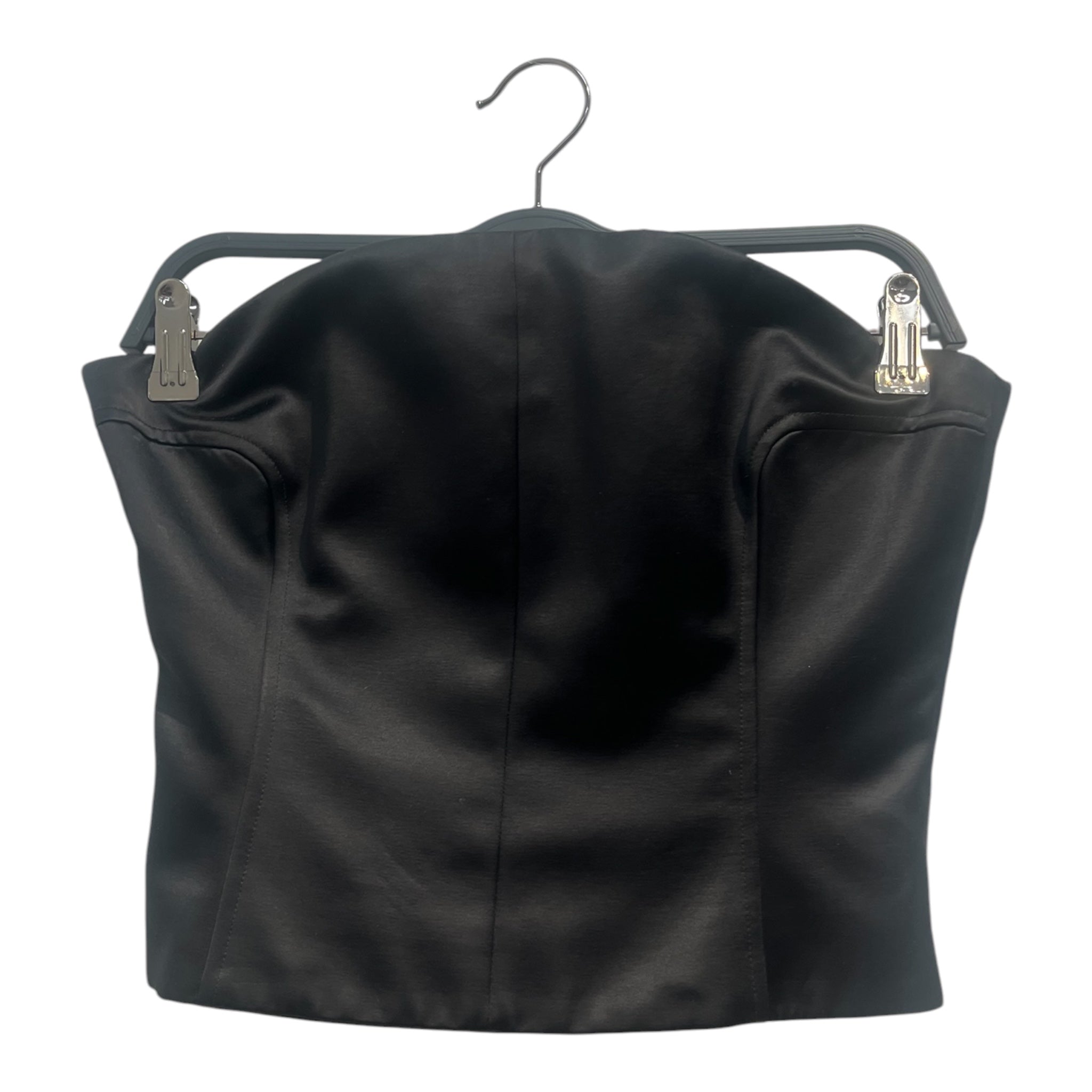 KHAITE/SL Cut & Sew/4/Cotton/BLK/CORSET ZIP BACK view 1