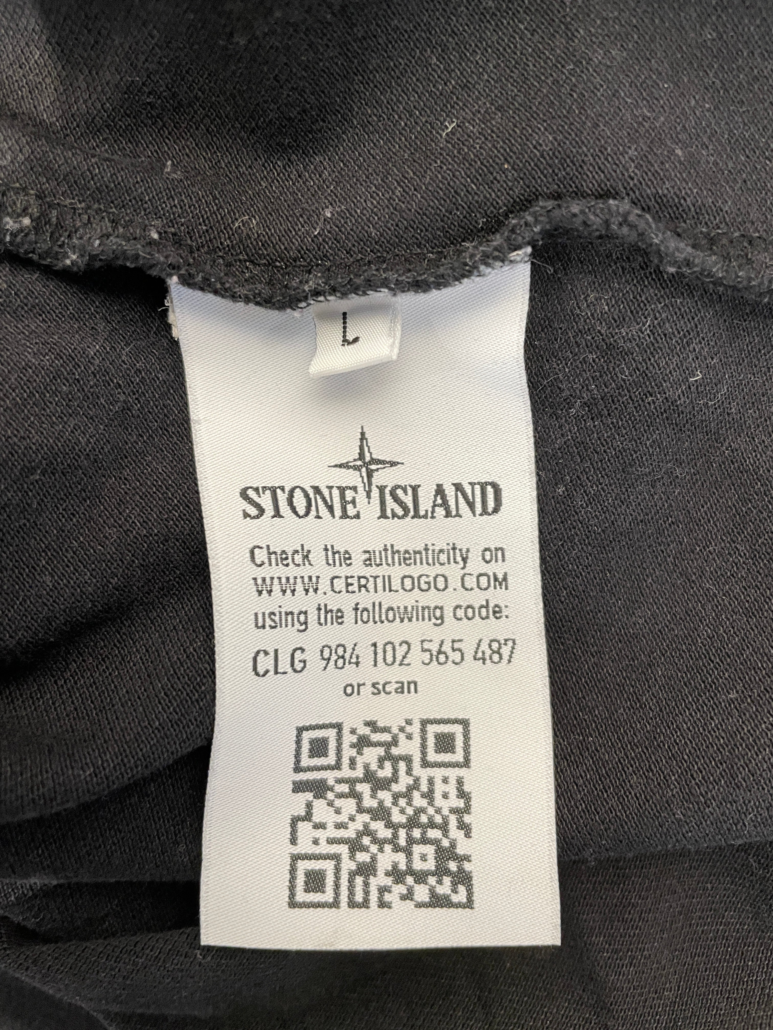 STONE ISLAND/Polo Shirt/L/Cotton/BLK/COMPASS PATCH POLO view 4