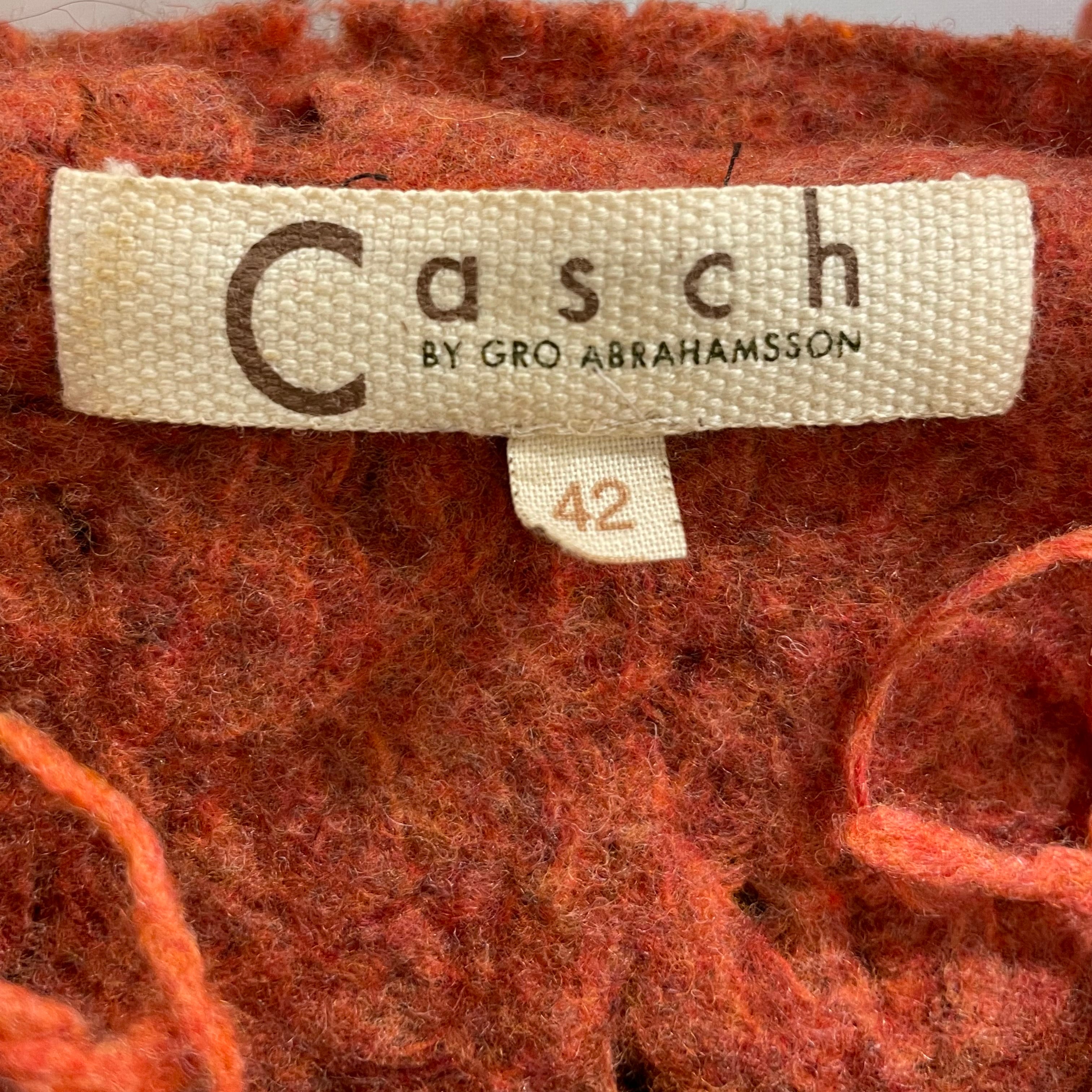casch by gro abrahamsson/Trench Coat/42/Wool/ORN/leather buckles view 3