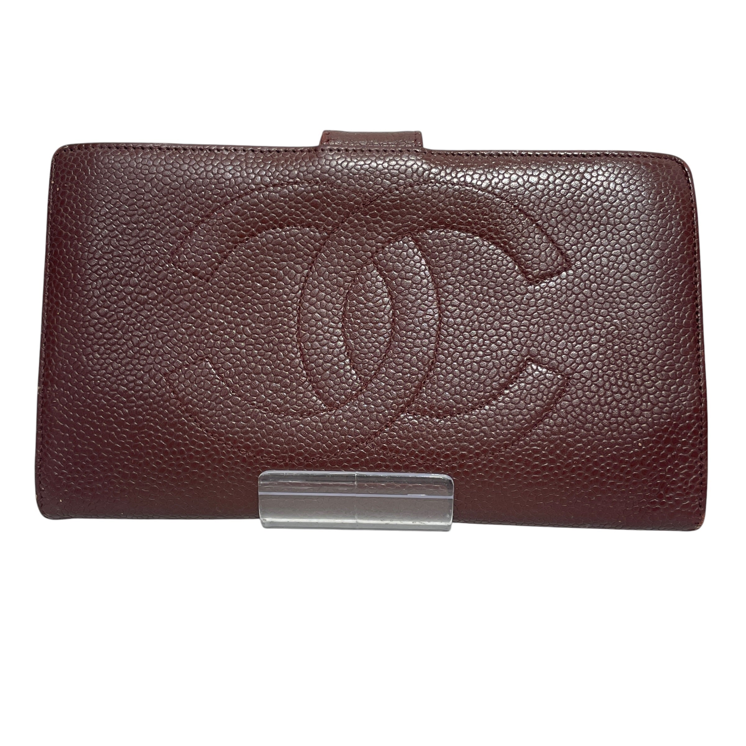 CHANEL/Long Wallet/Leather/BRD/L's/6cardslots
