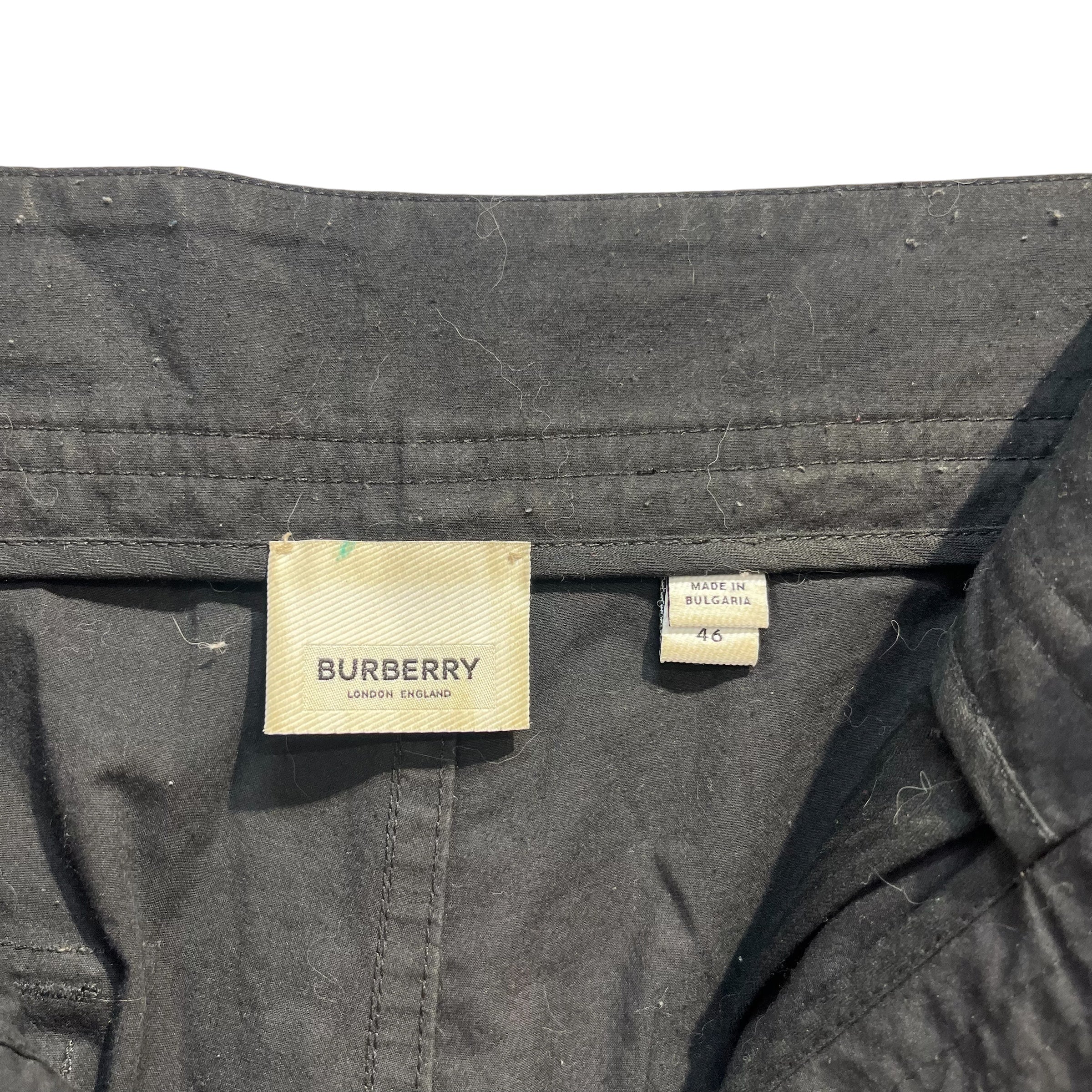 BURBERRY/Cargo Pants/46/Cotton/BLK/TAPERED CARGO PANT view 8
