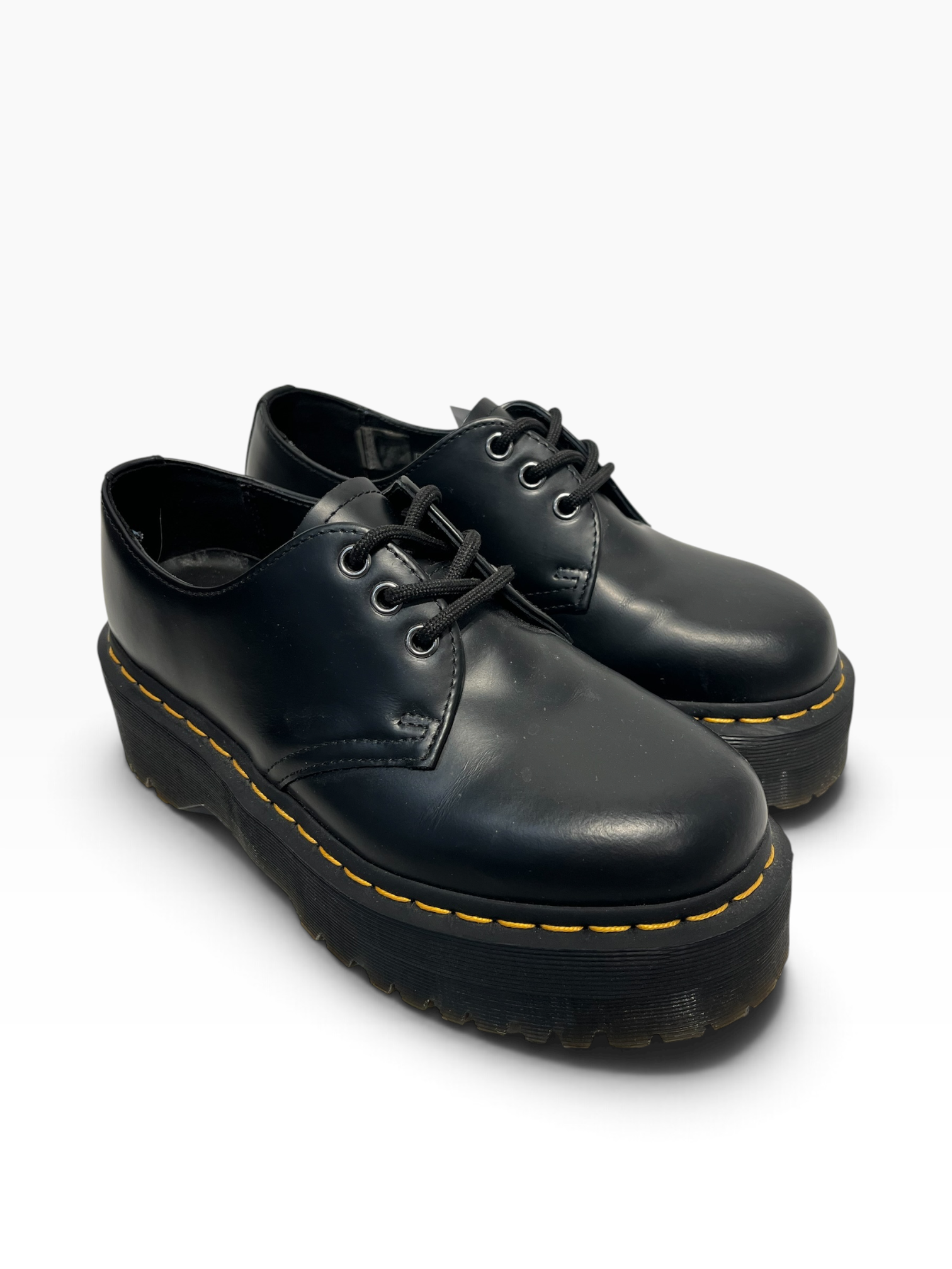 Dr.Martens/Deck Shoes/US 6/BLK/Quad Oxford view 1
