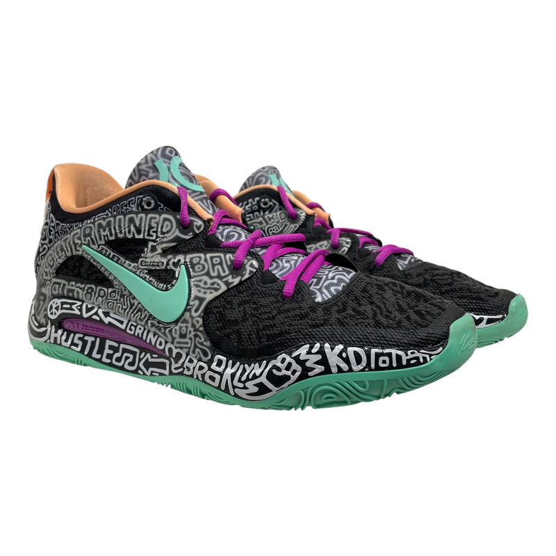 NIKE/Low-Sneakers/US 12/All Over Print/Cotton/BLK/DC1975005