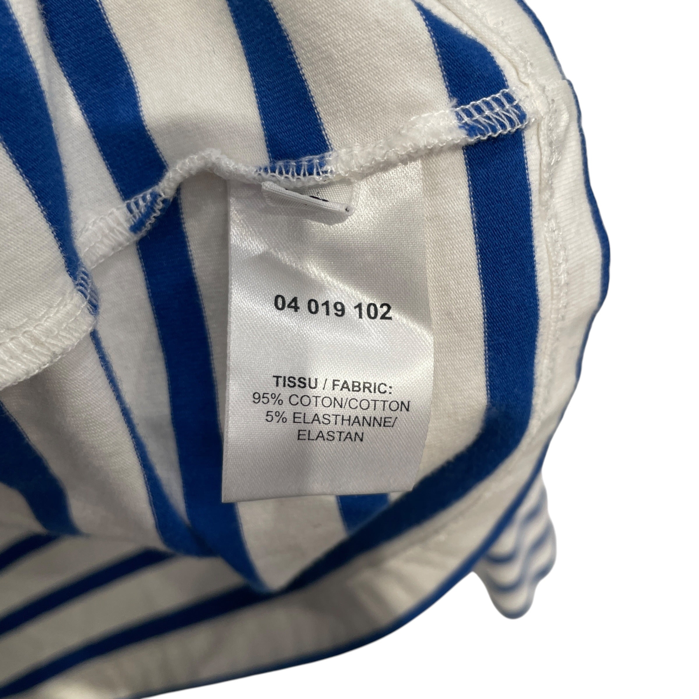 Jean Paul Gaultier/LS T-Shirt/XL/Cotton/WHT/Stripe/MATELOT view 4
