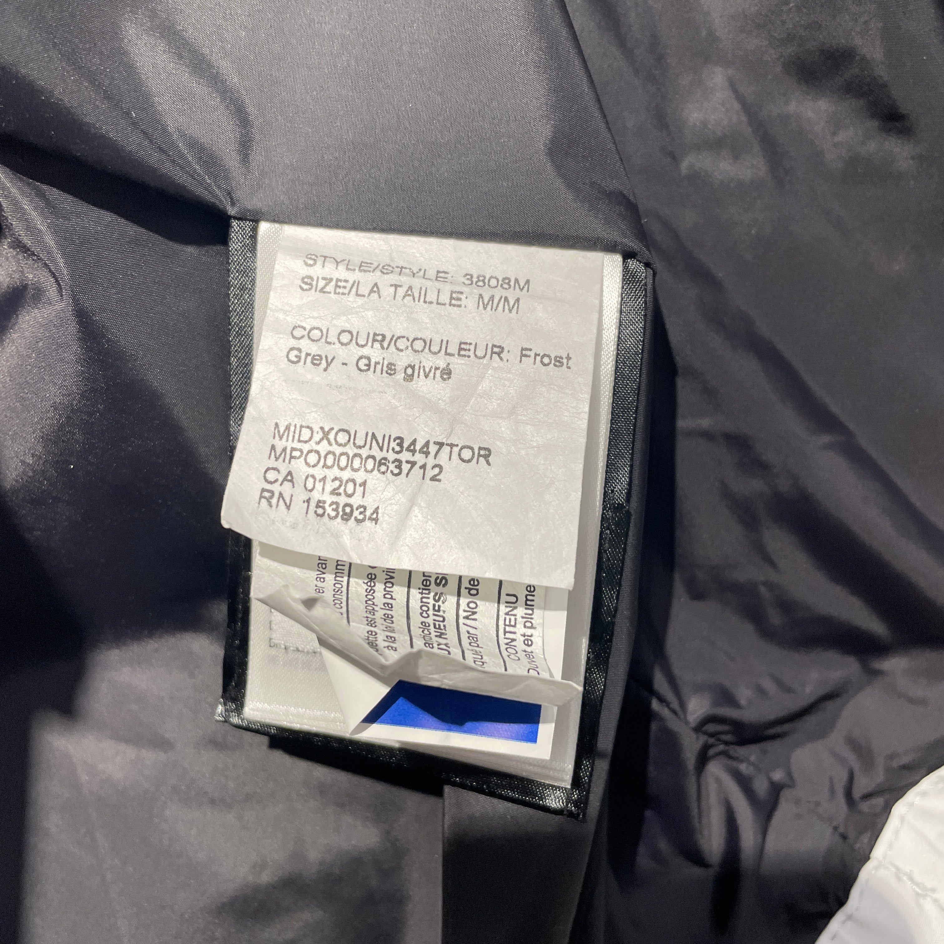 CANADA GOOSE/Puffer Jkt/M/Polyester/WHT/ view 4