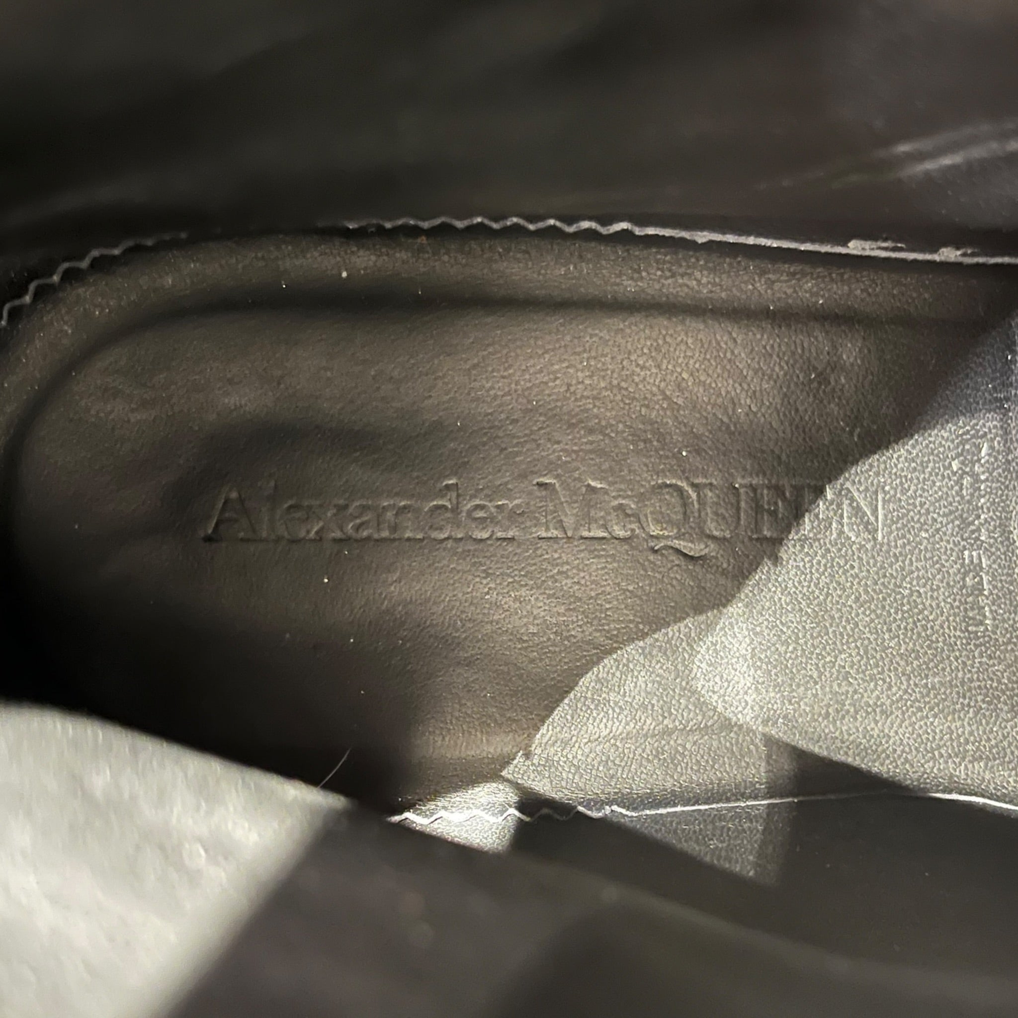 Alexander McQueen/Hi-Sneakers/EU 42/Leather/BLK/SPIKED view 3