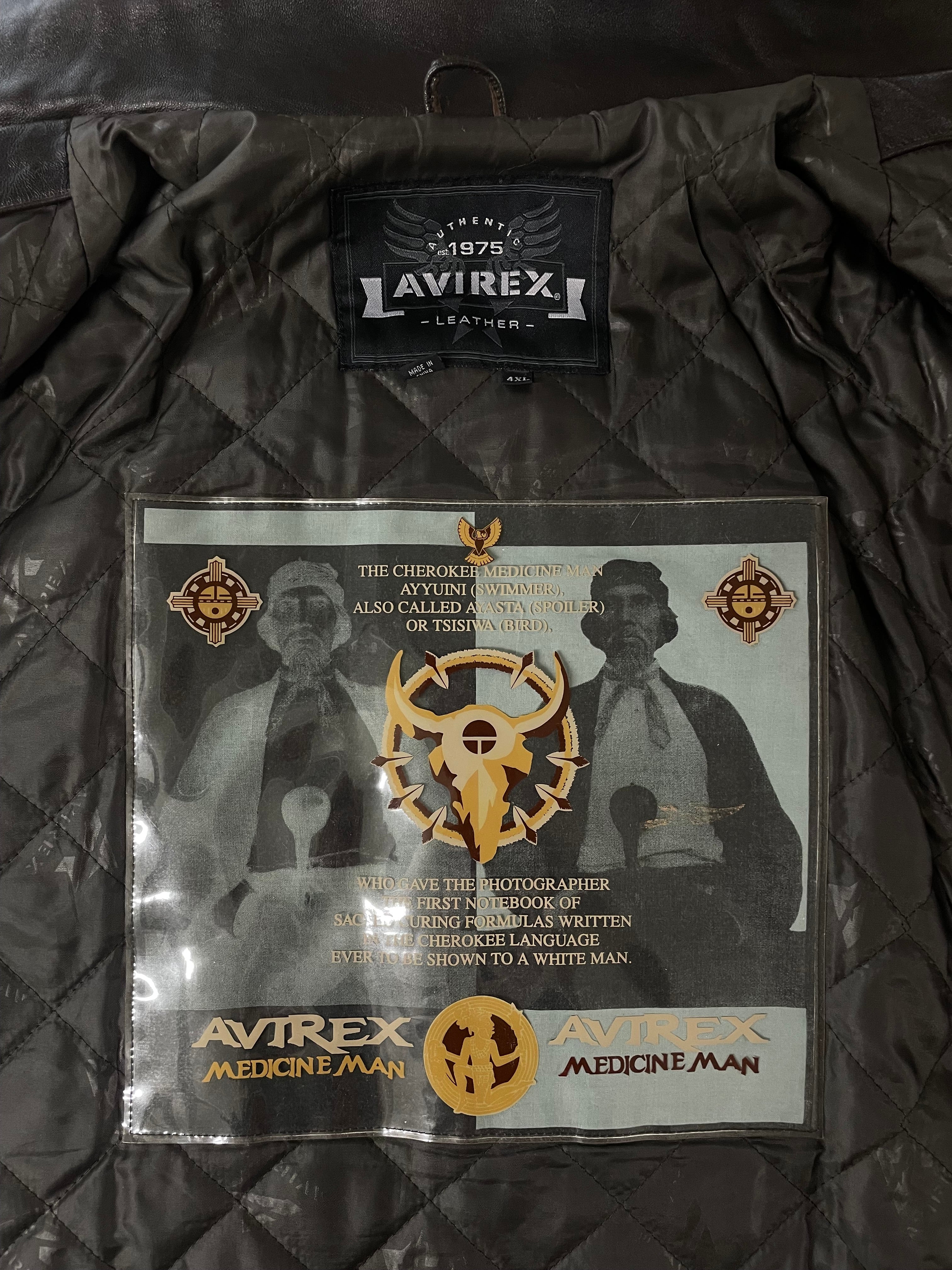 AVIREX/Leather Jkt/XXXXL/Leather/BRW/21K006EW view 6