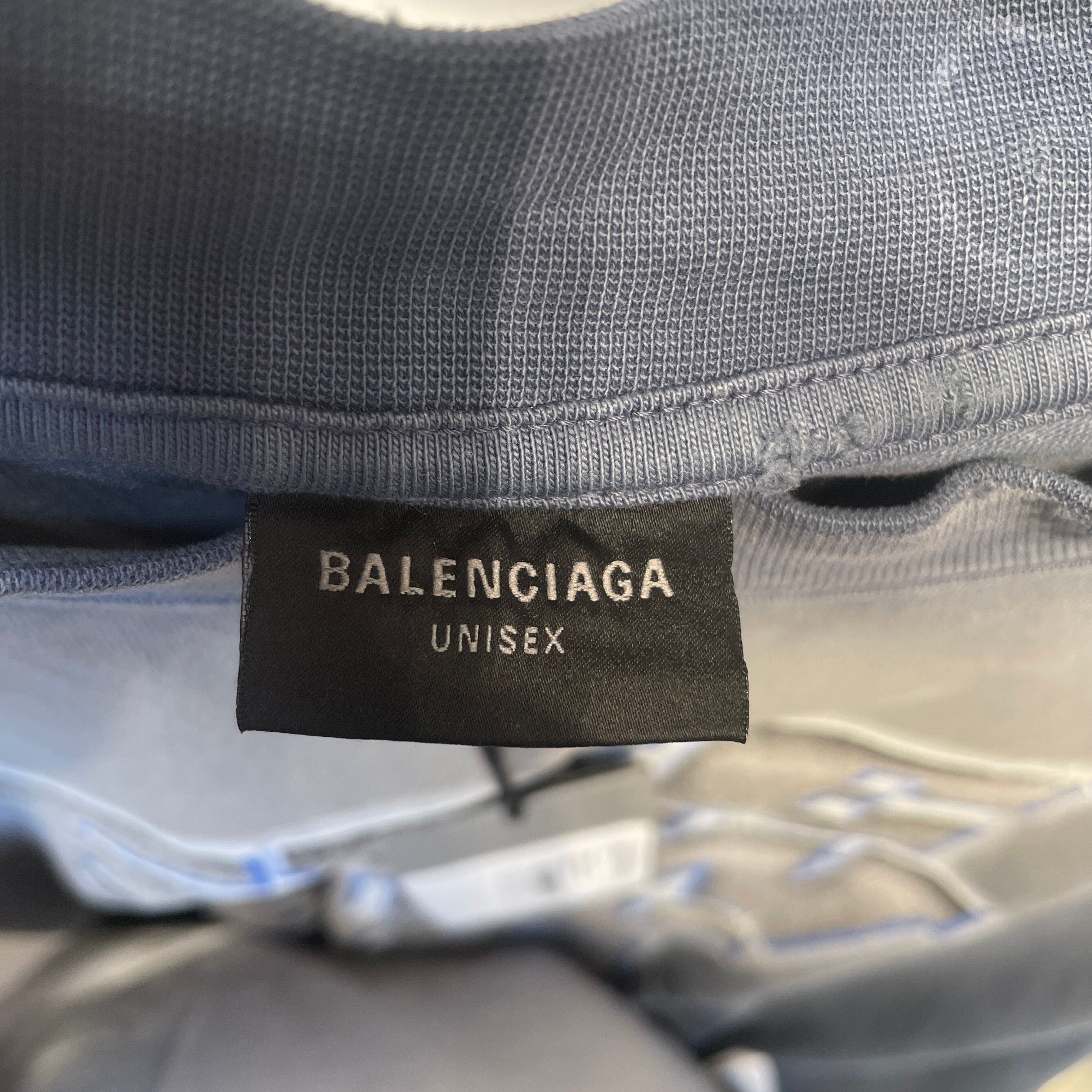 BALENCIAGA/T-Shirt/XXL/Cotton/NVY/See now buy now view 3