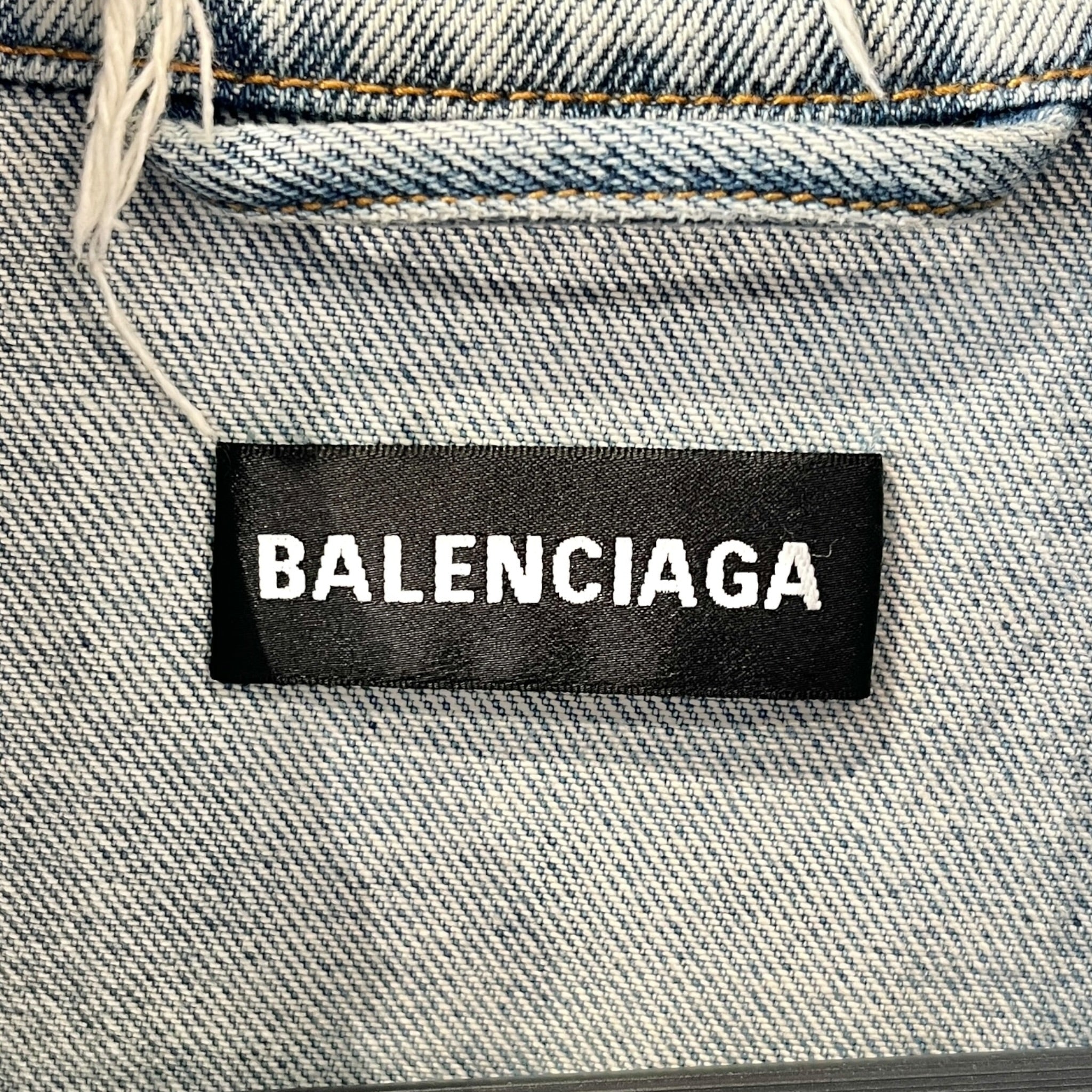 BALENCIAGA/Denim Jkt/44/Denim/IDG/ORGANIC JAPANESE TWILL VINTAGE view 3