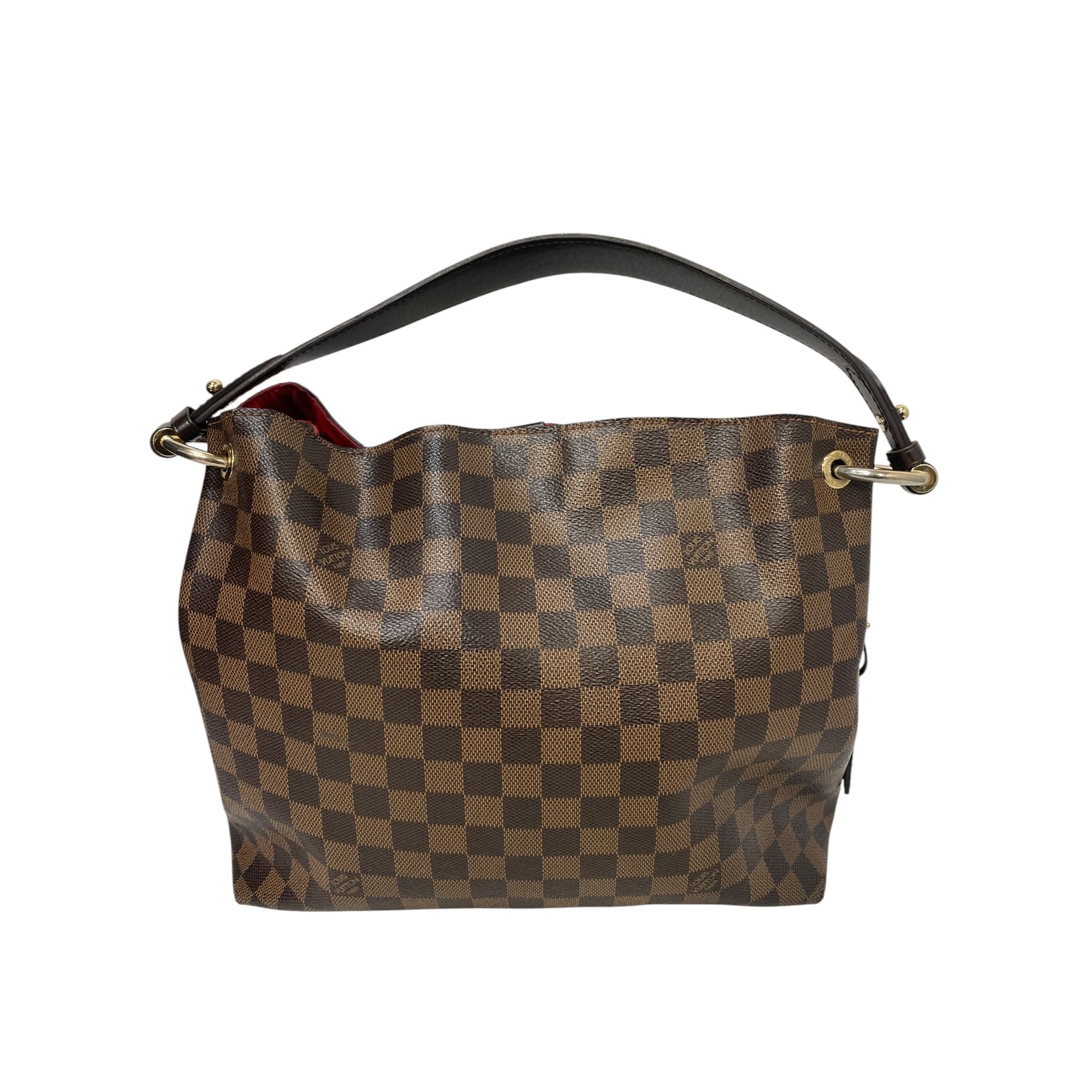 LOUIS VUITTON/Hand Bag/All Over Print/Leather/BRW/gracefull pm damier ebene view 3