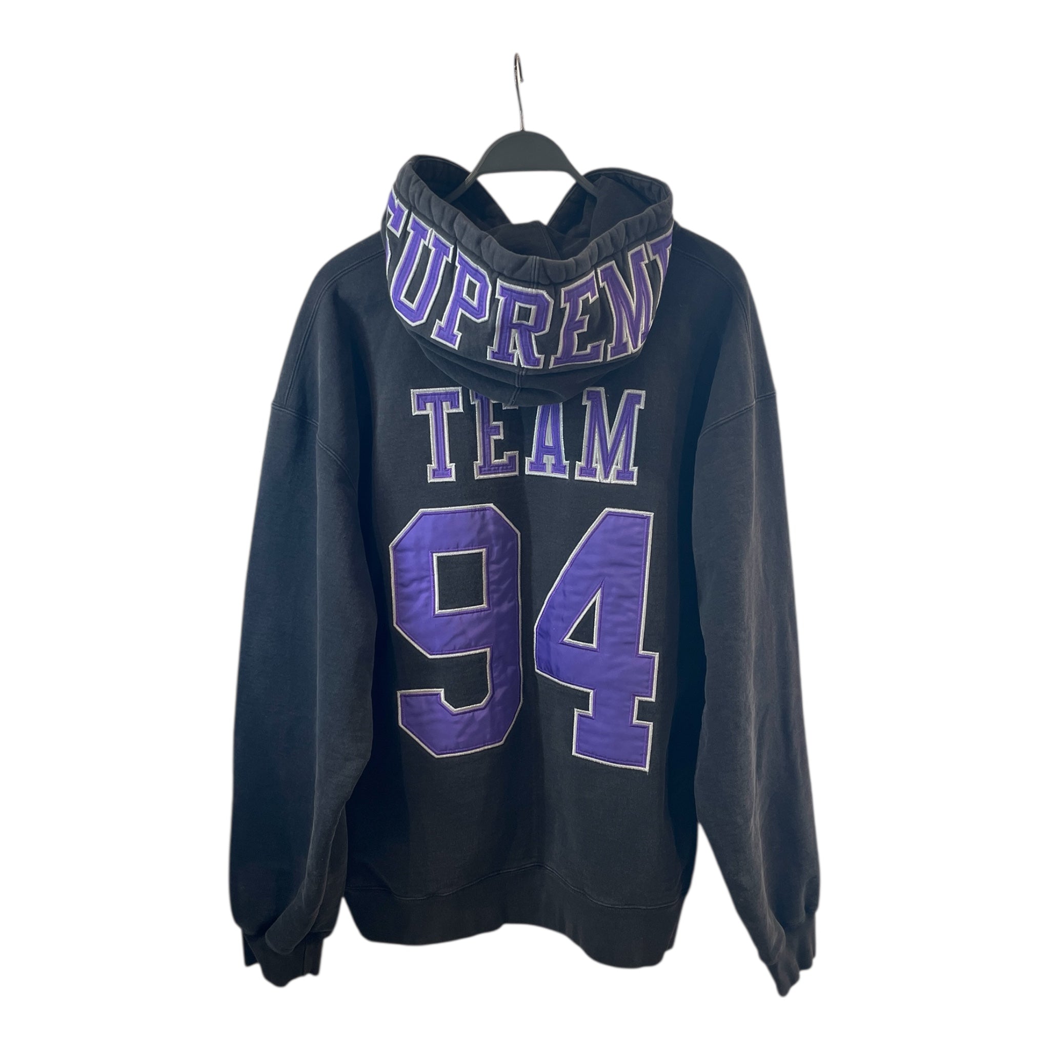 Supreme/Hoodie/XXL/Border/Cotton/BLK/Team 94 Hoodie view 2