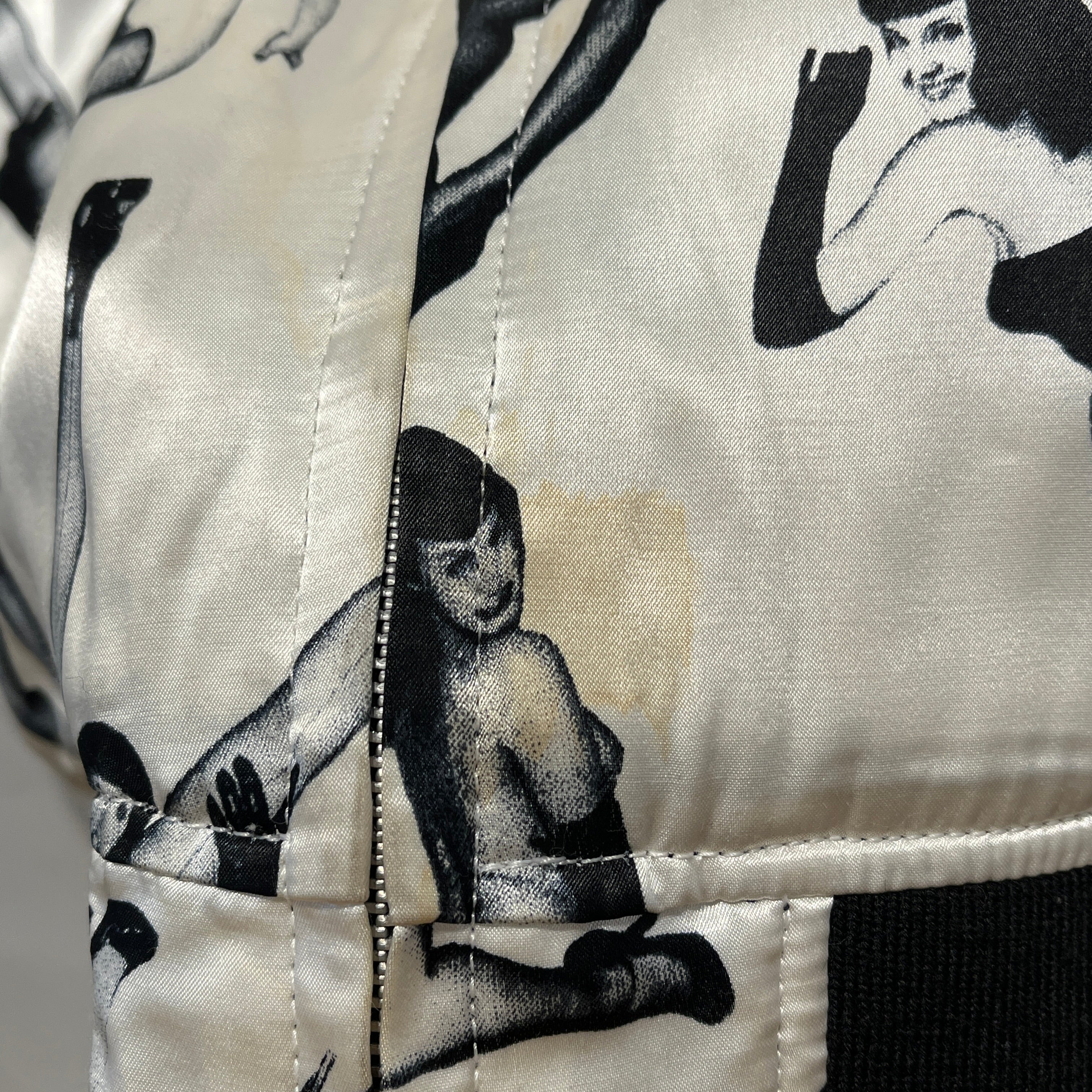 WACKO MARIA/Jacket/XL/Rayon/BLK/Graphic/Betty Page Revers Tiger Bomber view 5