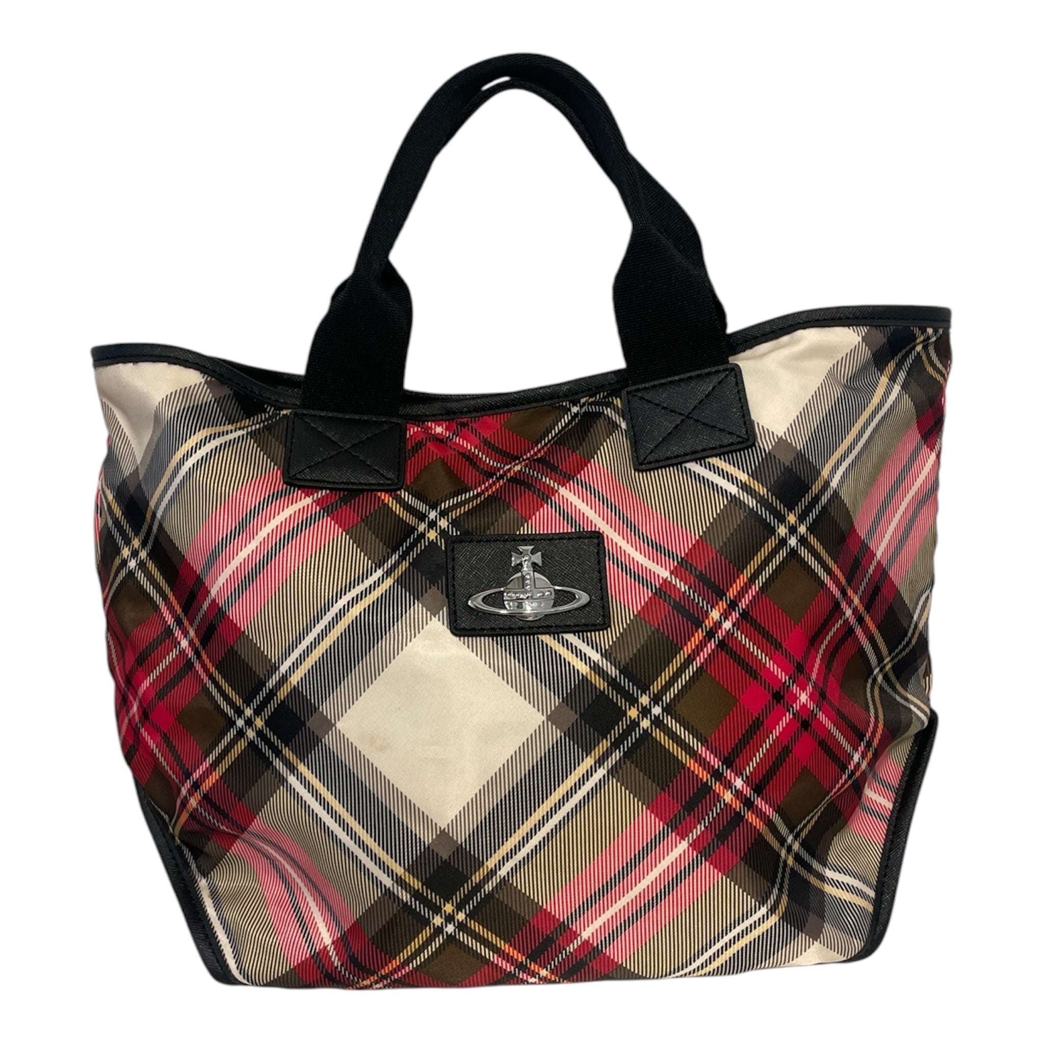 Vivienne Westwood/Hand Bag/Plaid/Nylon/MLT/PNK, CRM,GRN,YLW view 1