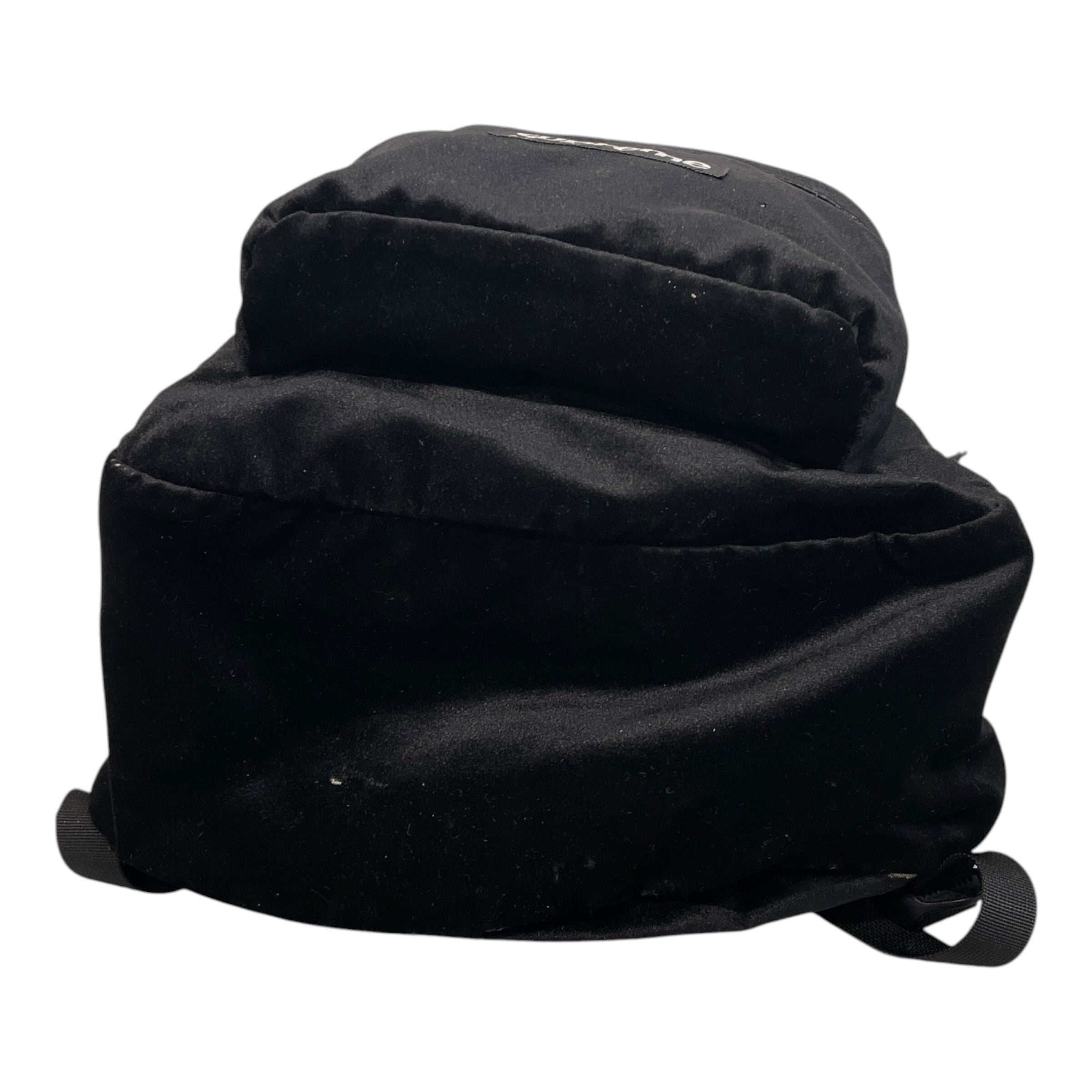 Supreme/Backpack/Velour/BLK/BOX LOGO VELOUR BACKPACK view 3