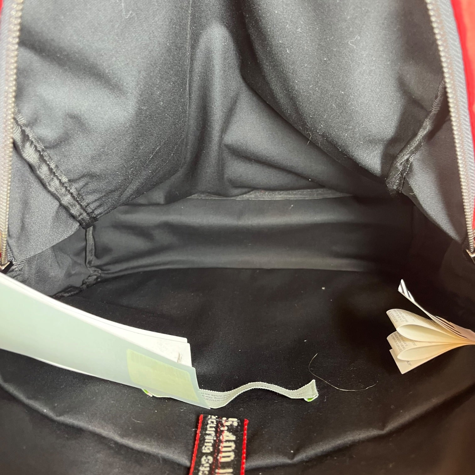 OFF-WHITE/Backpack/Nylon/RED/CROSS LOGO view 4