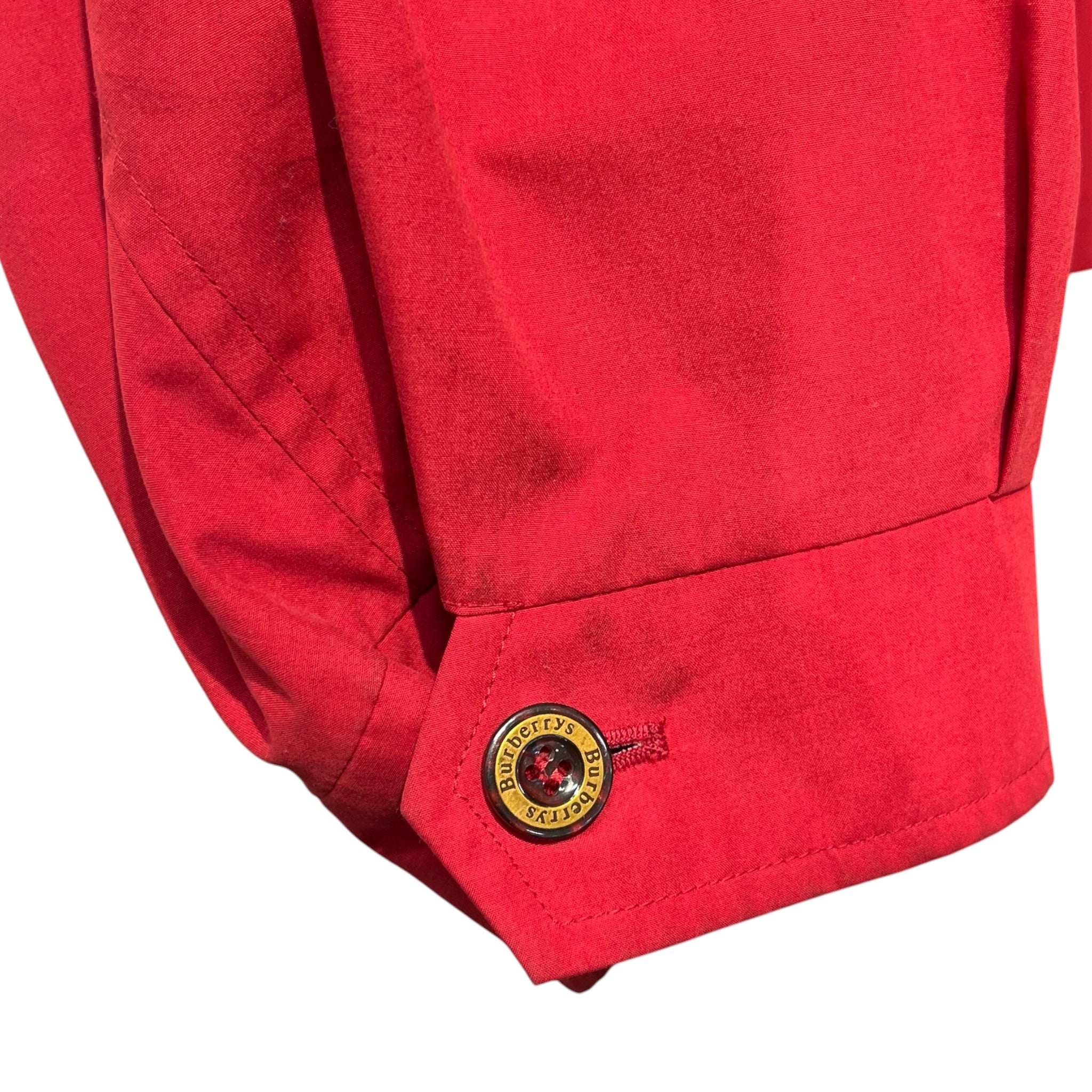 BURBERRYS/Jacket/XL/Cotton/RED/RED JACKET EMBROIDERY LOGO view 2