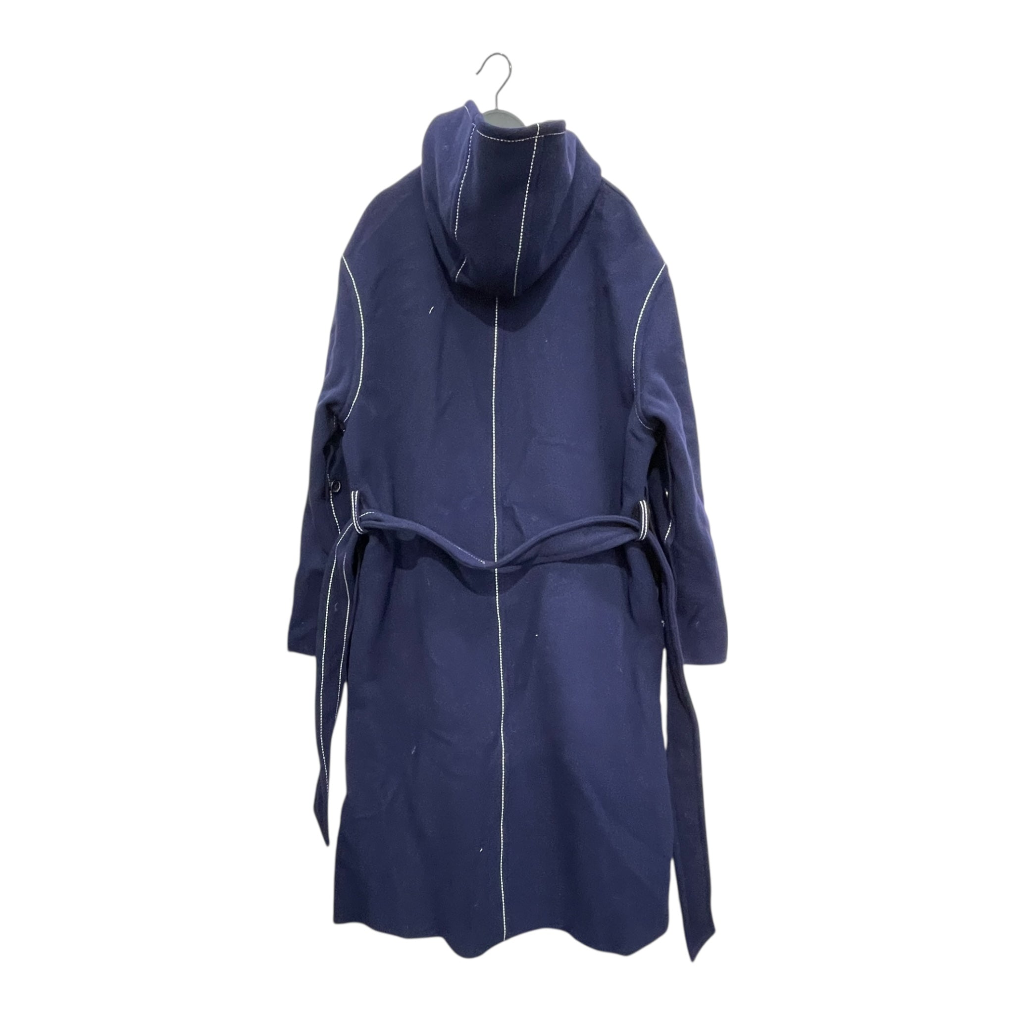 MARNI/Trench Coat/44/Wool/NVY/TOP STITCHED BATH ROBE TRENCH view 2