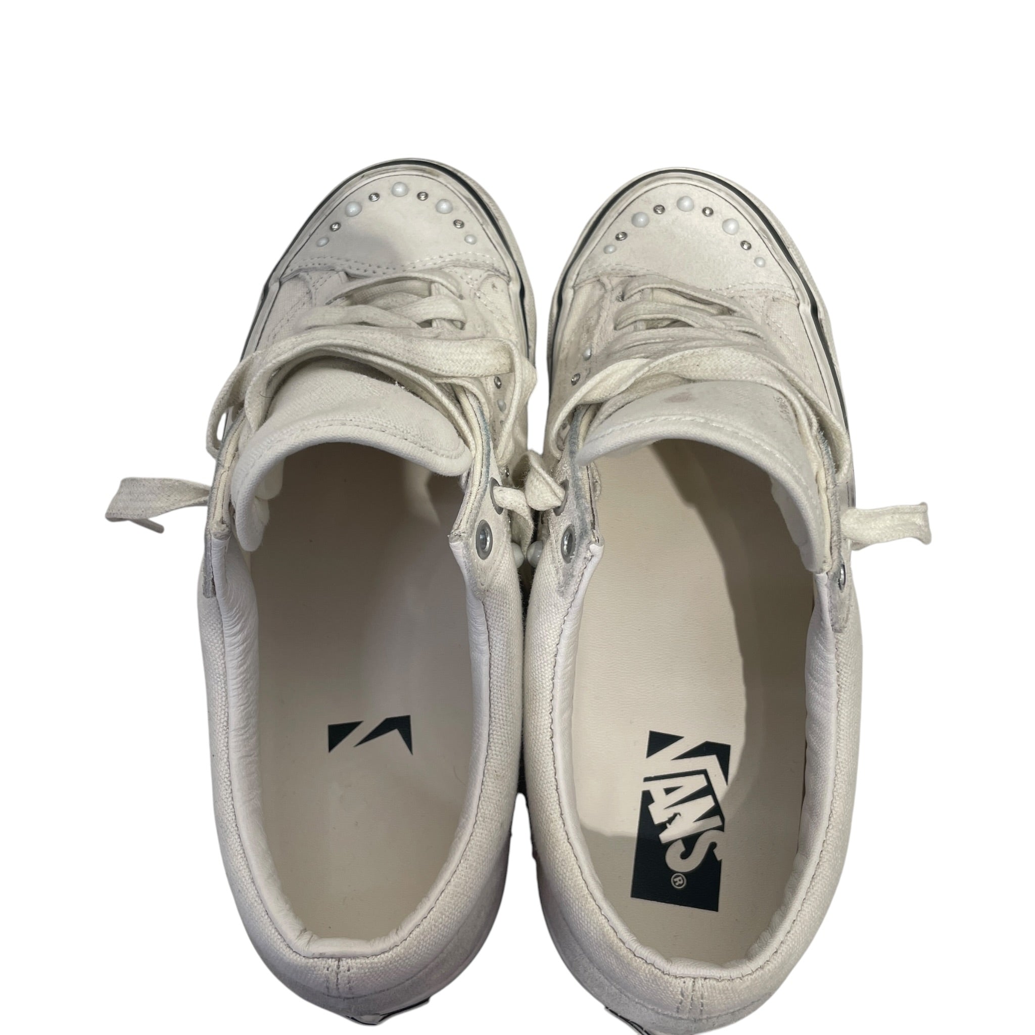 VANS/Low-Sneakers/US 9/Cotton/CRM/lx old skool 36 pearlized view 3