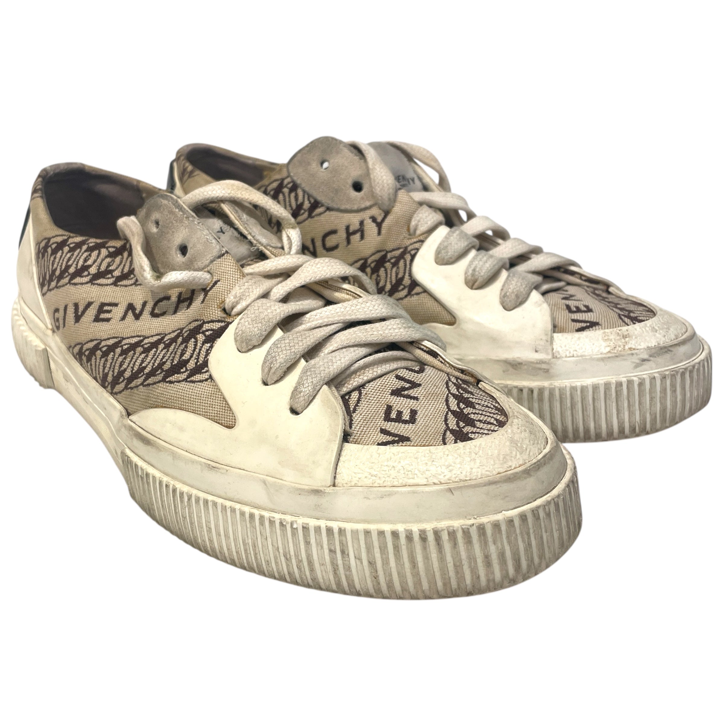 GIVENCHY/Low-Sneakers/EU 39/Monogram/Cotton/BRW/ view 1