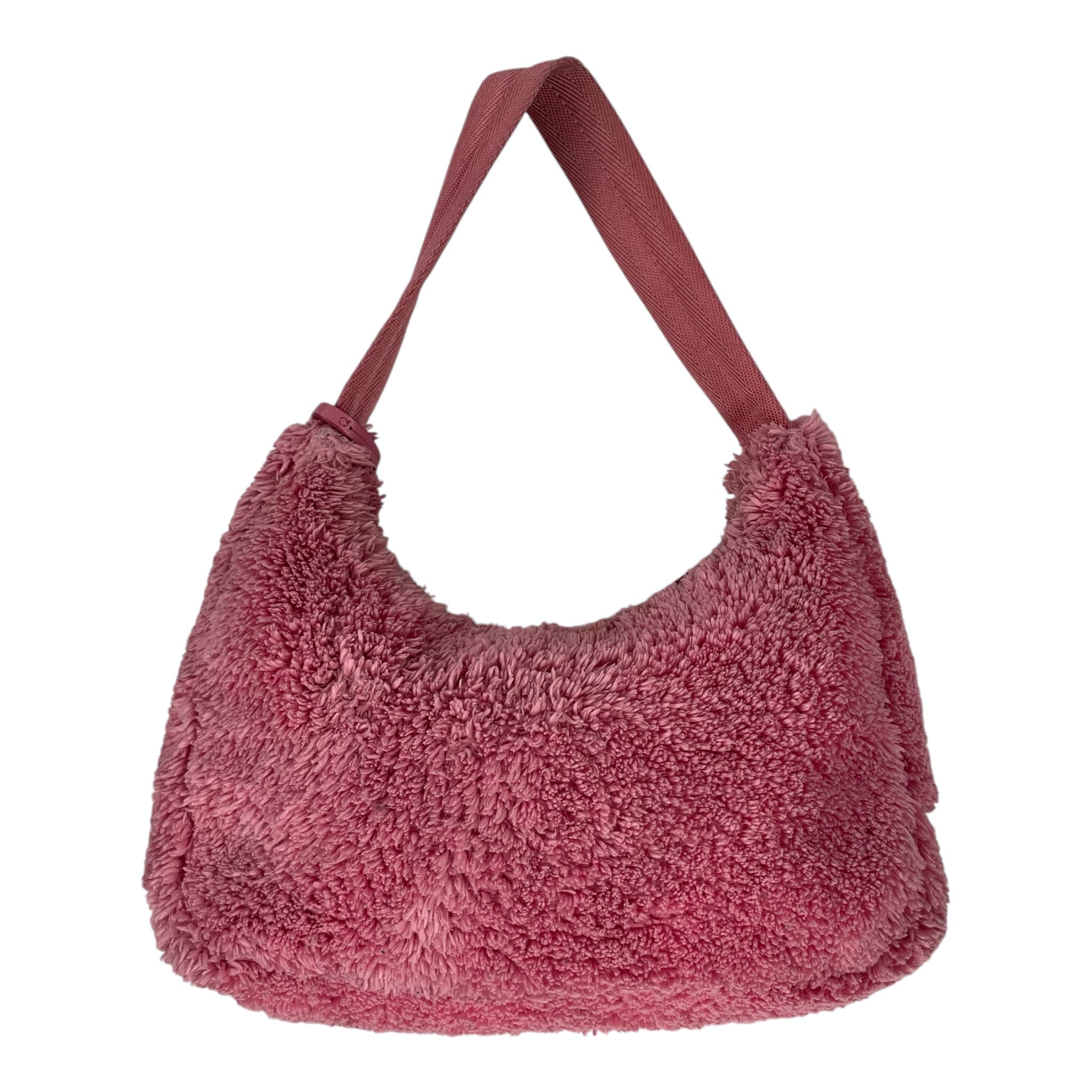 PRADA/Hand Bag/Cotton/PNK/FAUX FUR view 2