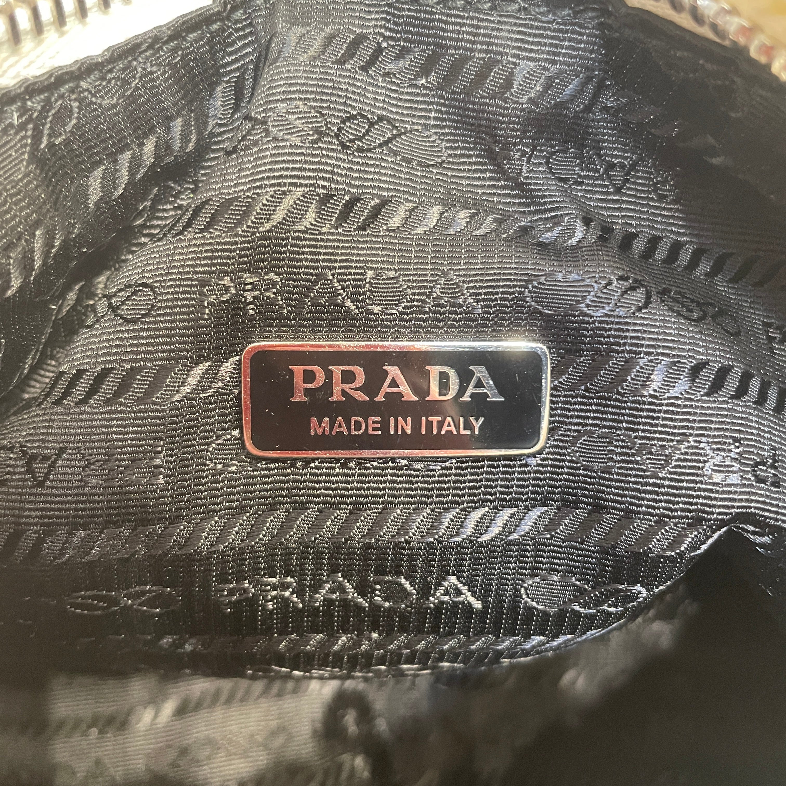 PRADA/Hand Bag/Fur/WHT/2000 TERRY CLOTH RE-EDITION view 5