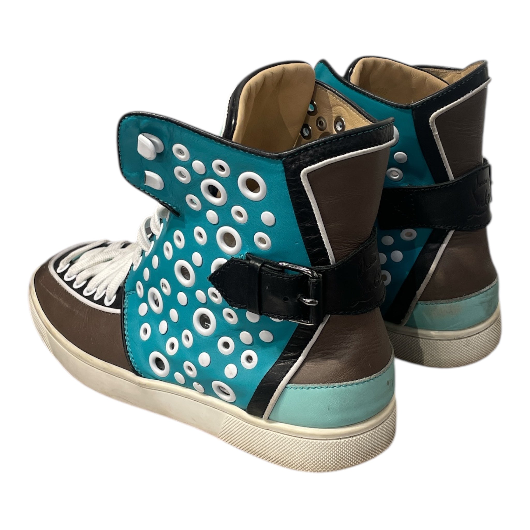 Christian Louboutin/Hi-Sneakers/EU 40.5/Leather/BLU/ALFIBULLY HIGHTOP view 2