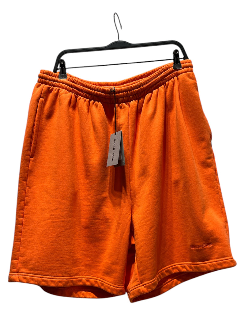 BALENCIAGA/Shorts/M/Cotton/ORN/BB CORP SWEAT SHORTS