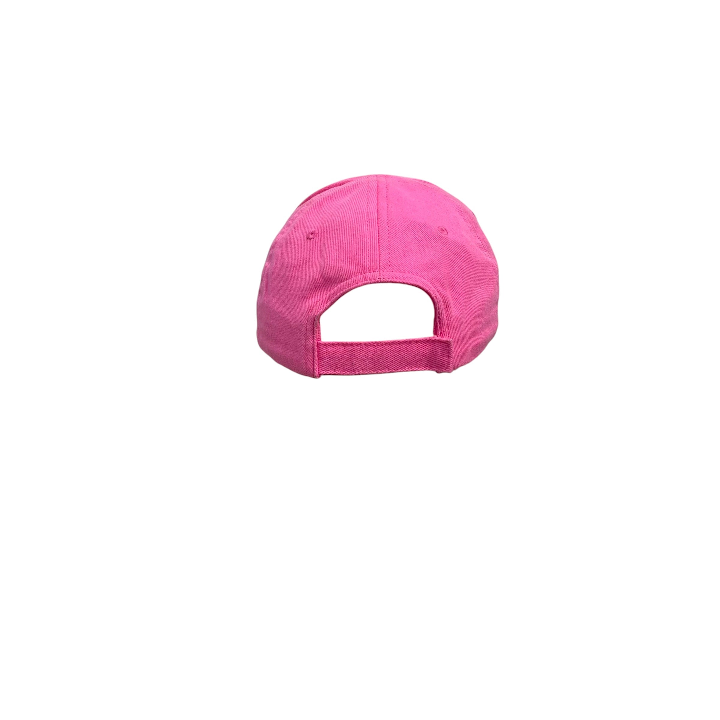 BALENCIAGA/Cap/Cotton/PNK/BLK LOGO view 3
