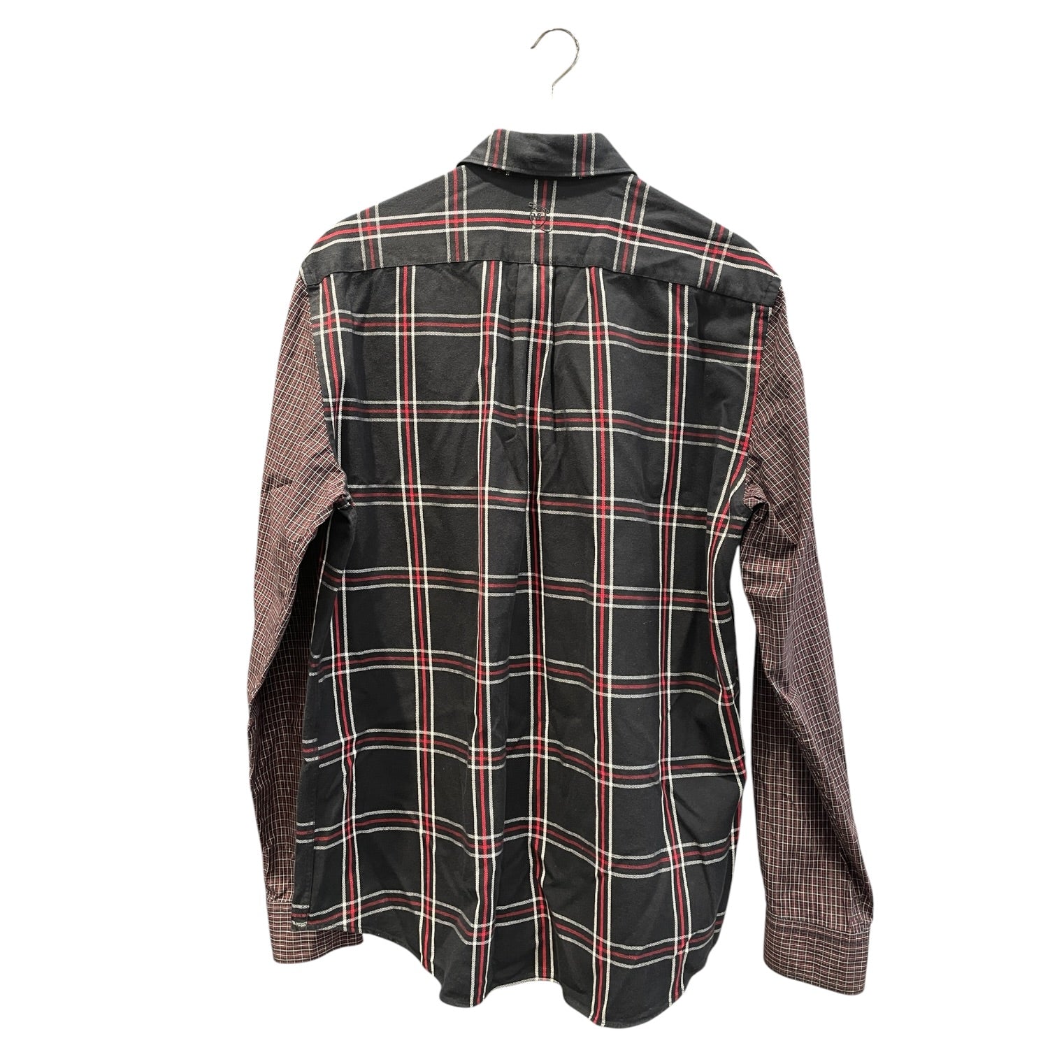 Alexander McQueen/Flannel Shirt/L/Cotton/BLK/Long Length/Plaid/ALEXANDER MCQUEEN PLAID TARTAN view 2