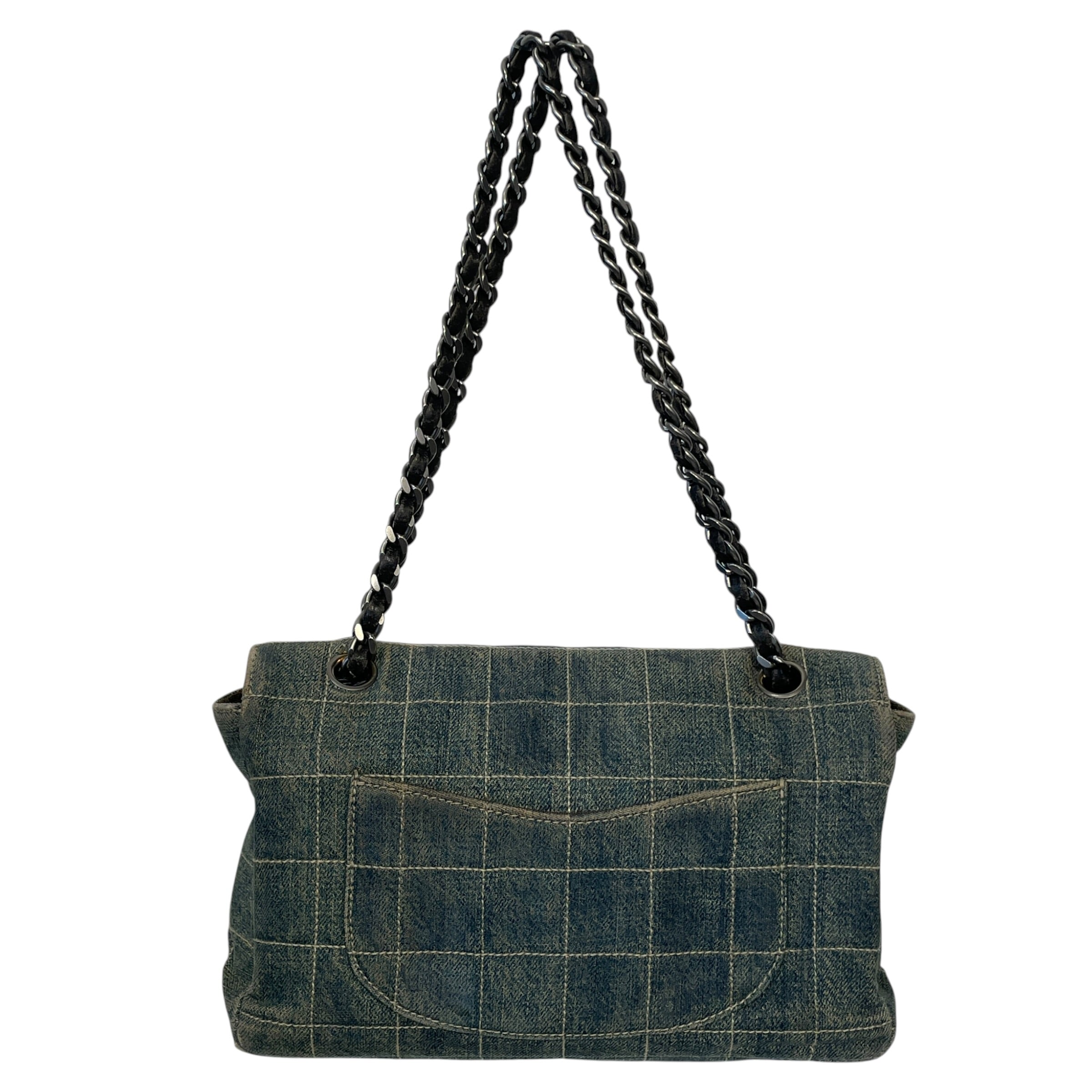 CHANEL/Bag/IDG/DENIM QUILTED FLAP BAG view 2