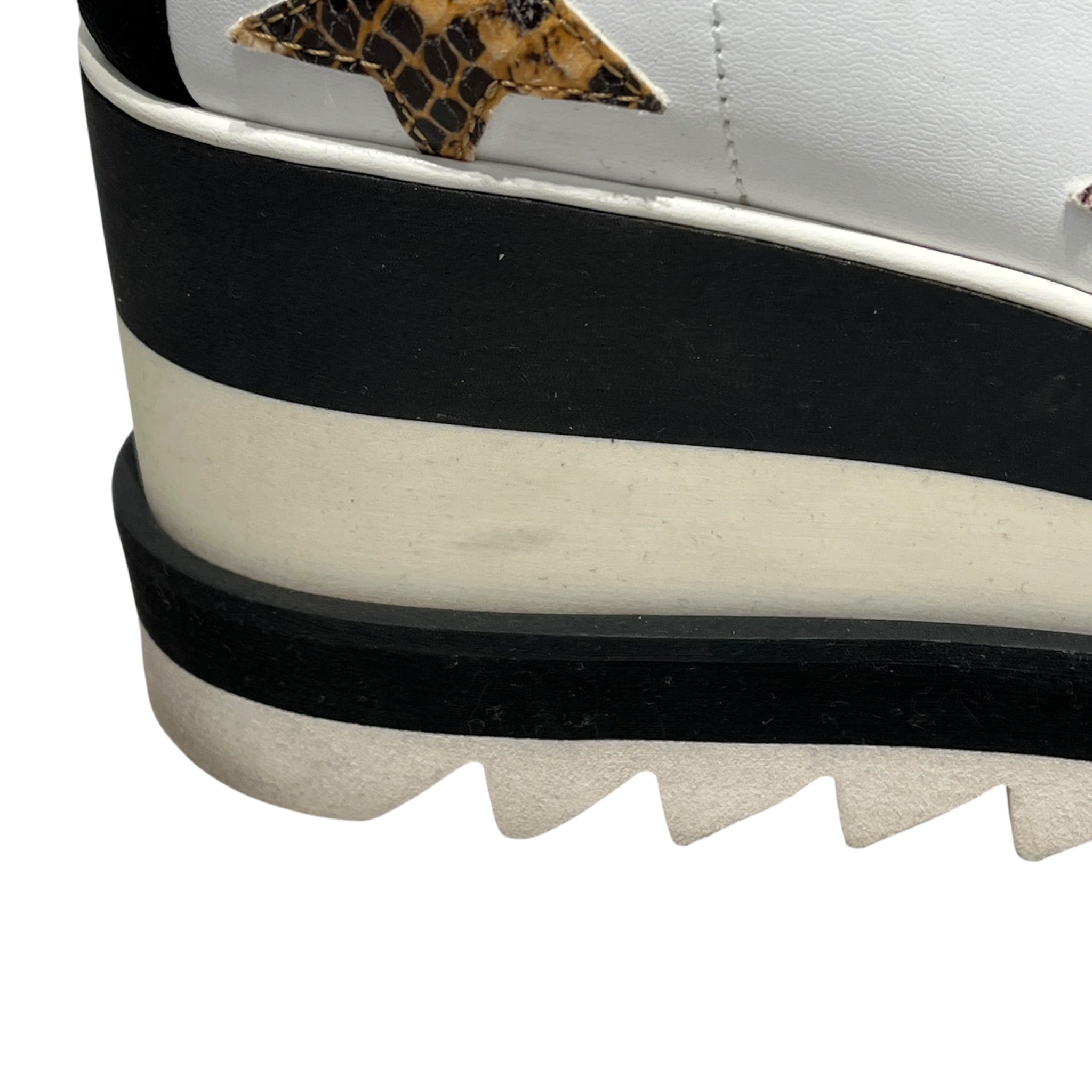 STELLAMcCARTNEY/Low-Sneakers/EU 35/All Over Print/Leather/WHT/Platform/elyse star platforms view 7