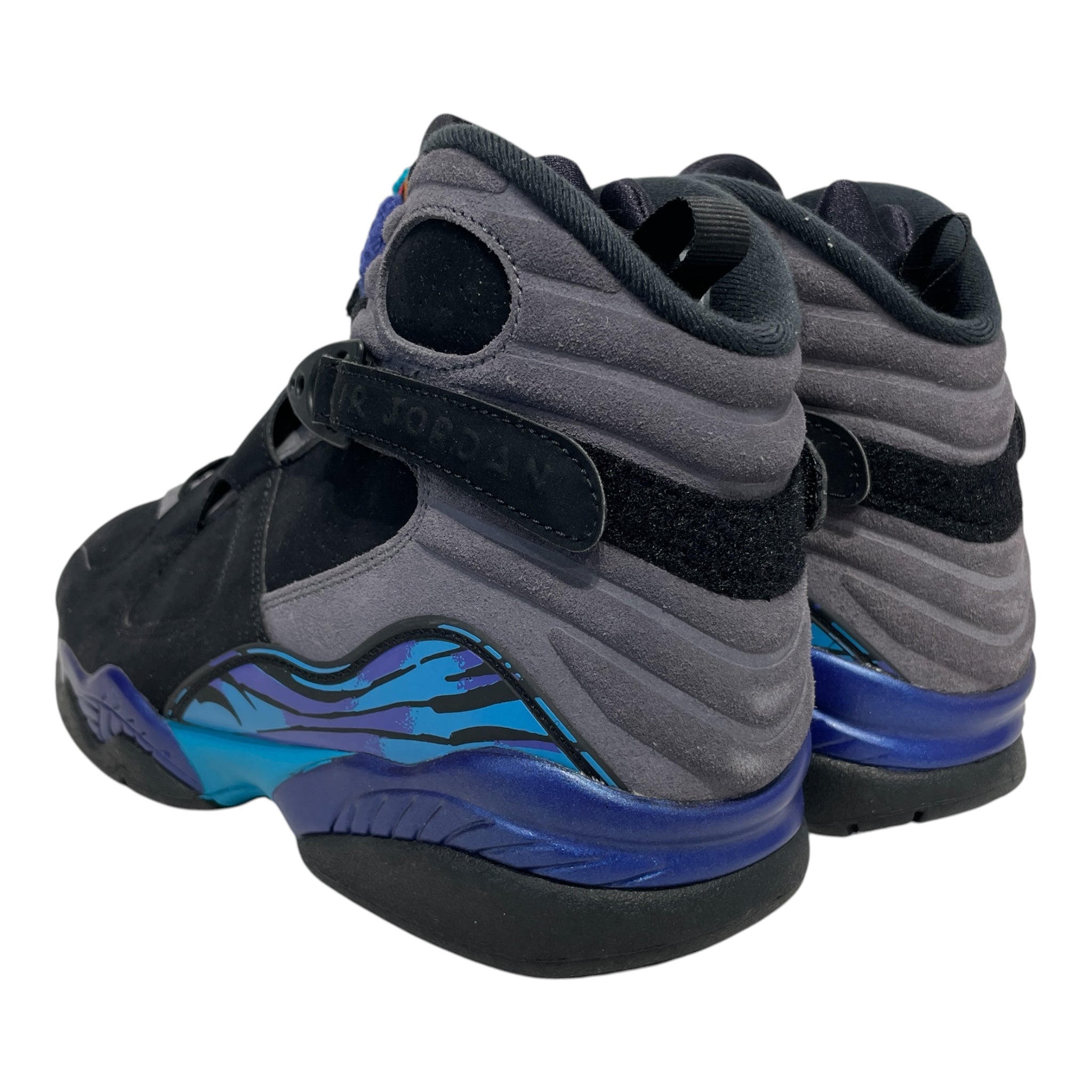 NIKE/Hi-Sneakers/US 11/Suede/BLK/JORDAN 8 RETRO AQUA view 2